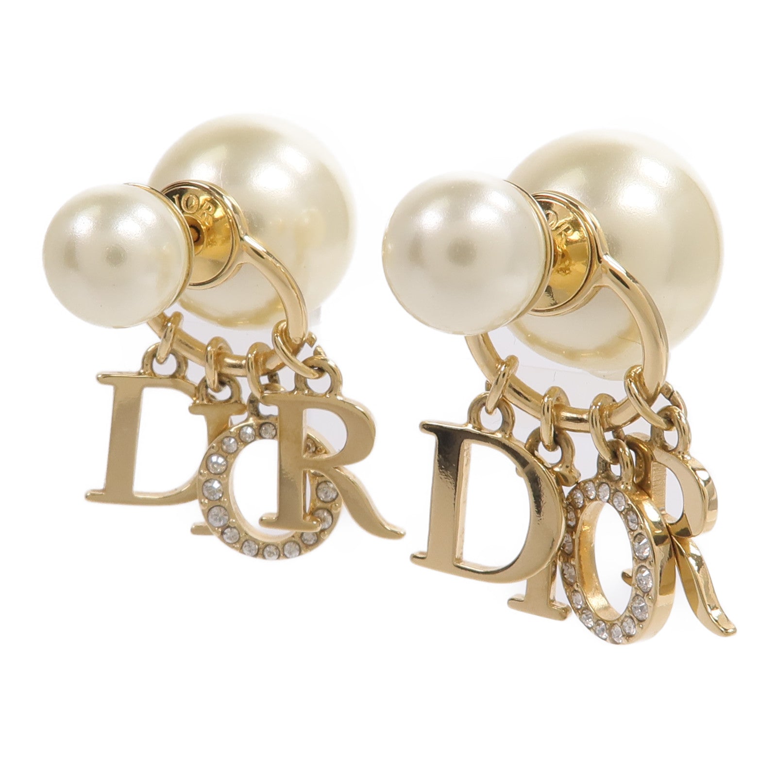 Dior 金屬/樹脂Tribales Earrings耳環