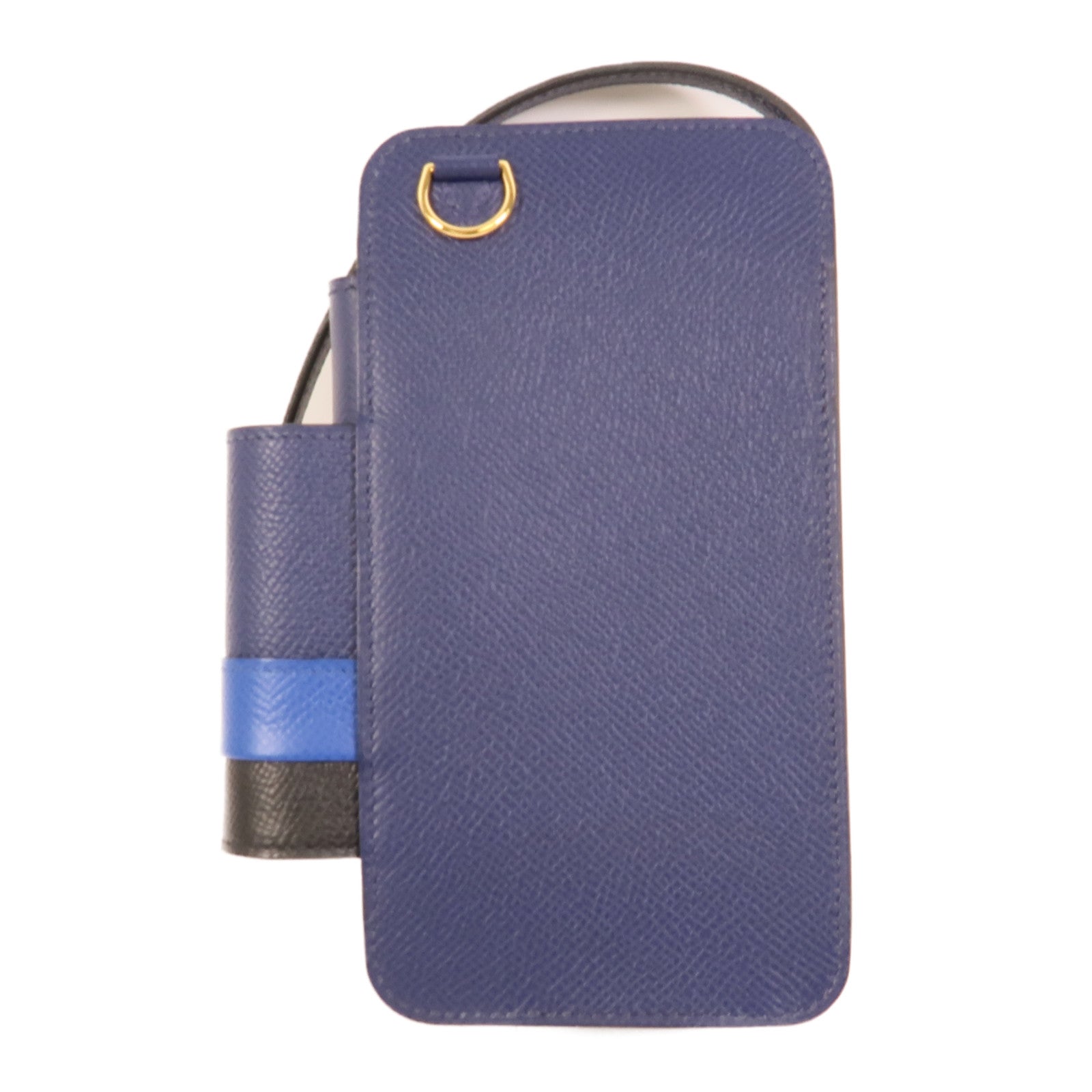 HERMES Epsom皮革Hermesway手機袋Saphire