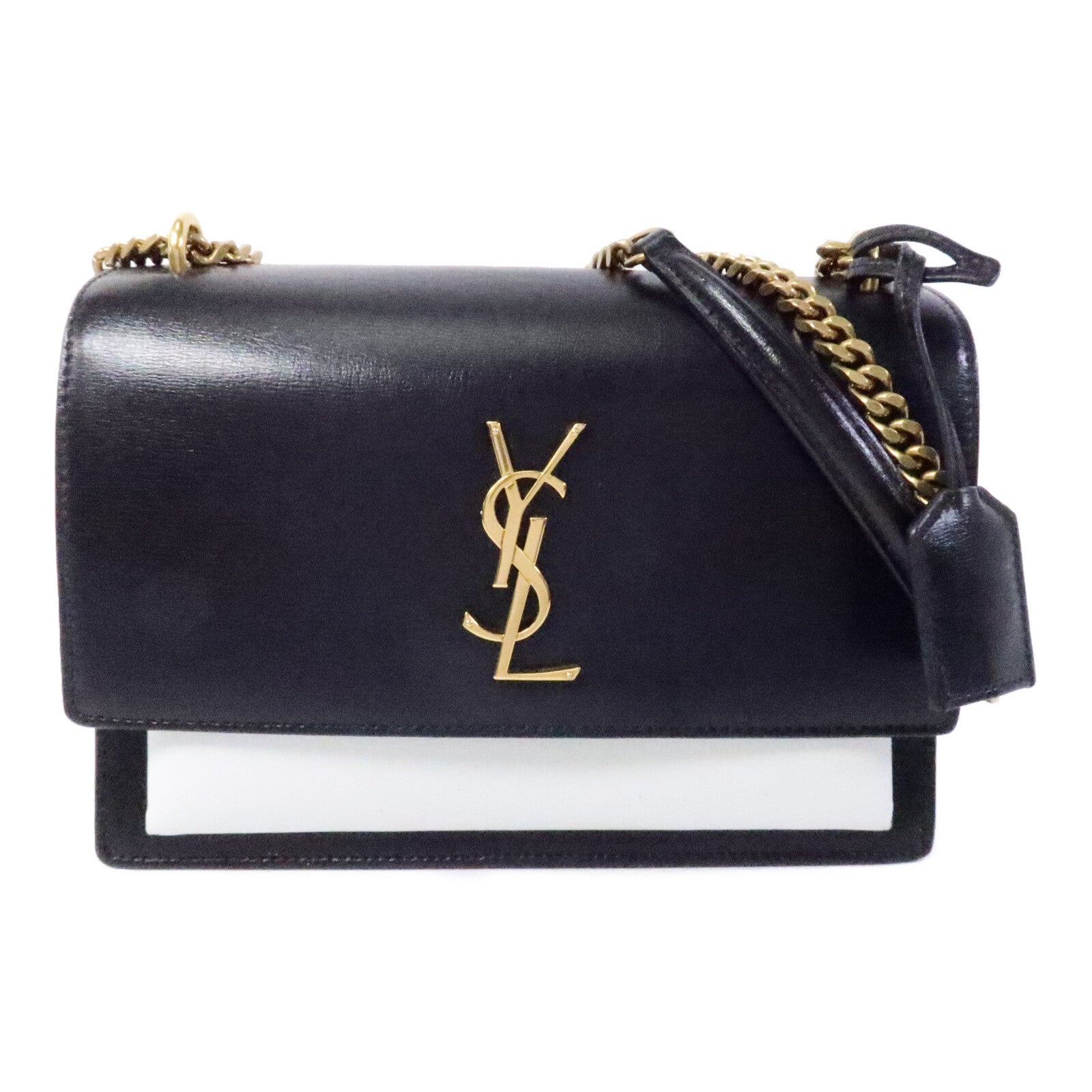 SAINT LAURENT 牛皮皮革Sunset Medium肩背袋
