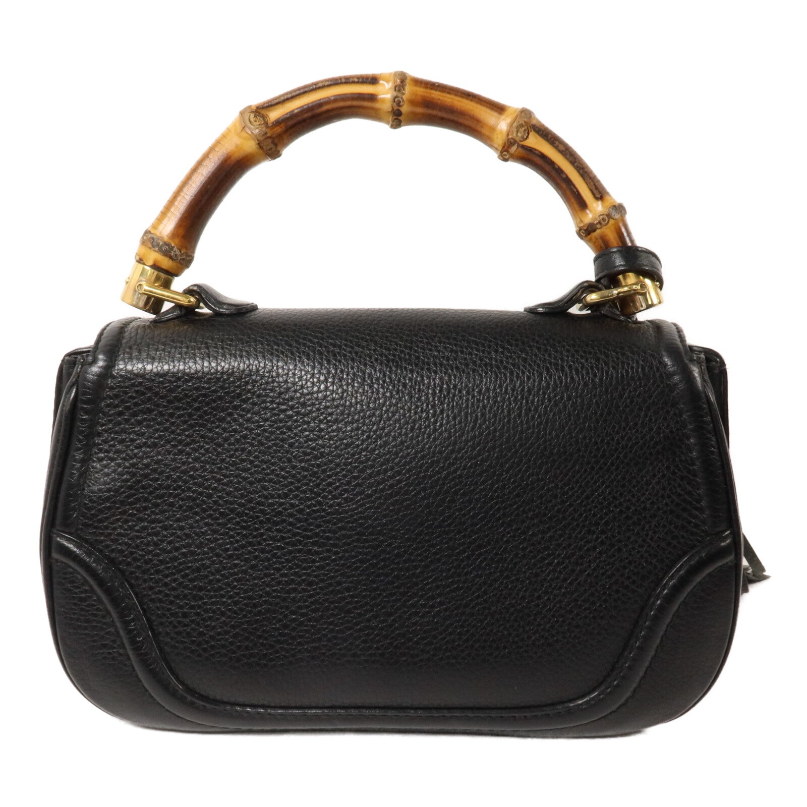 GUCCI 牛皮皮革New Bamboo Top Handle手挽肩背兩用袋