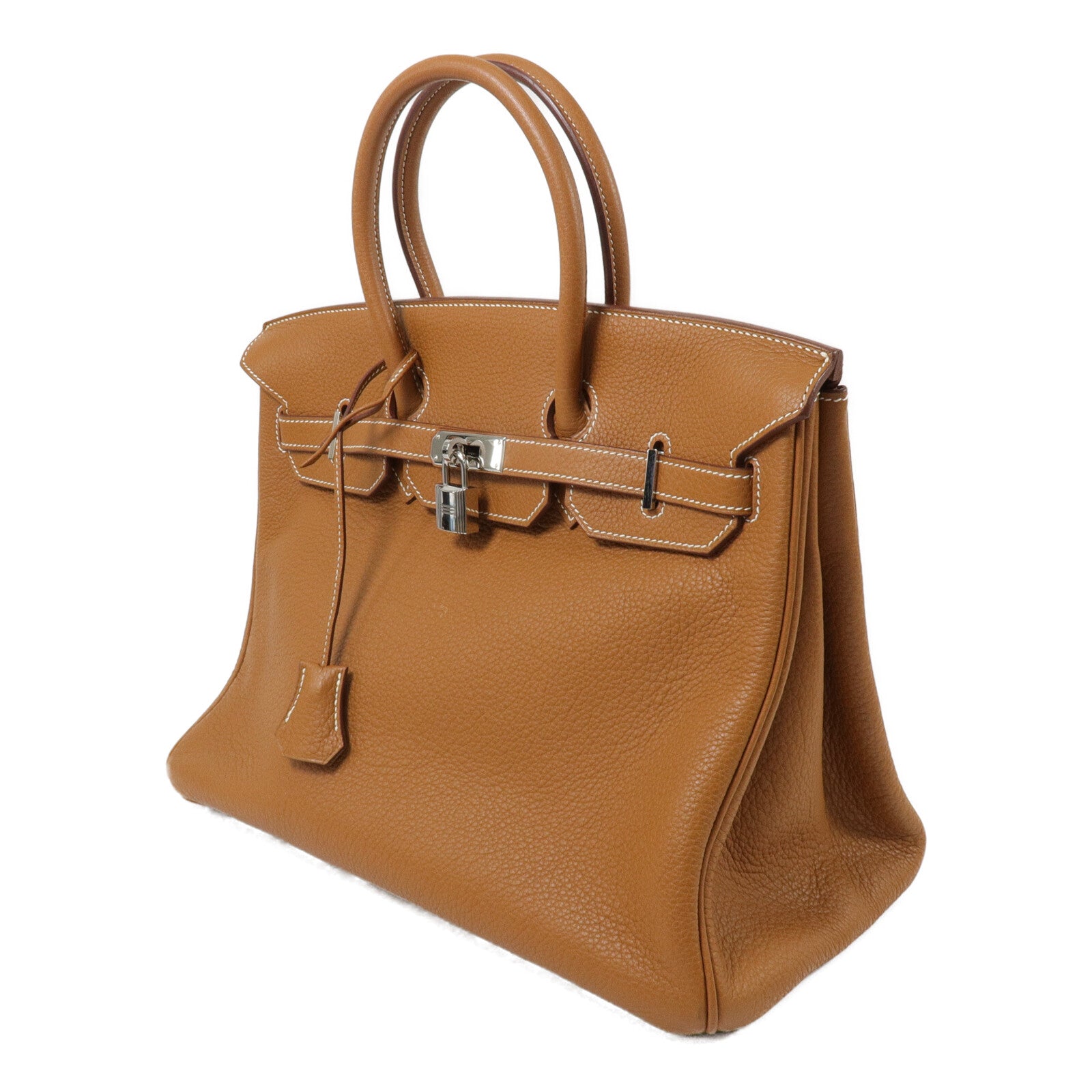 HERMES Togo皮革Birkin 35手挽袋Gold