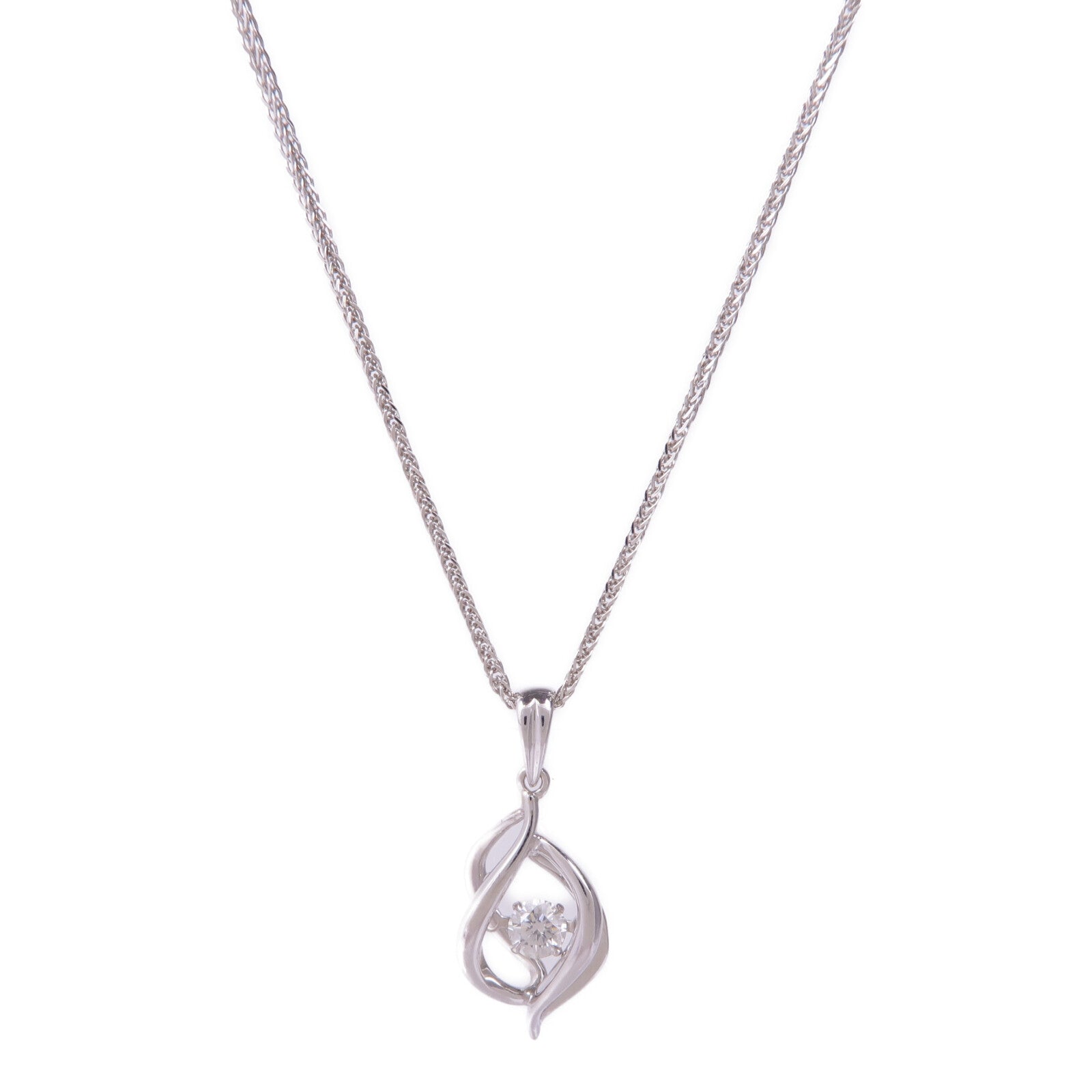 JEWELRY 18K白金Diamond Necklace鑽石項鍊