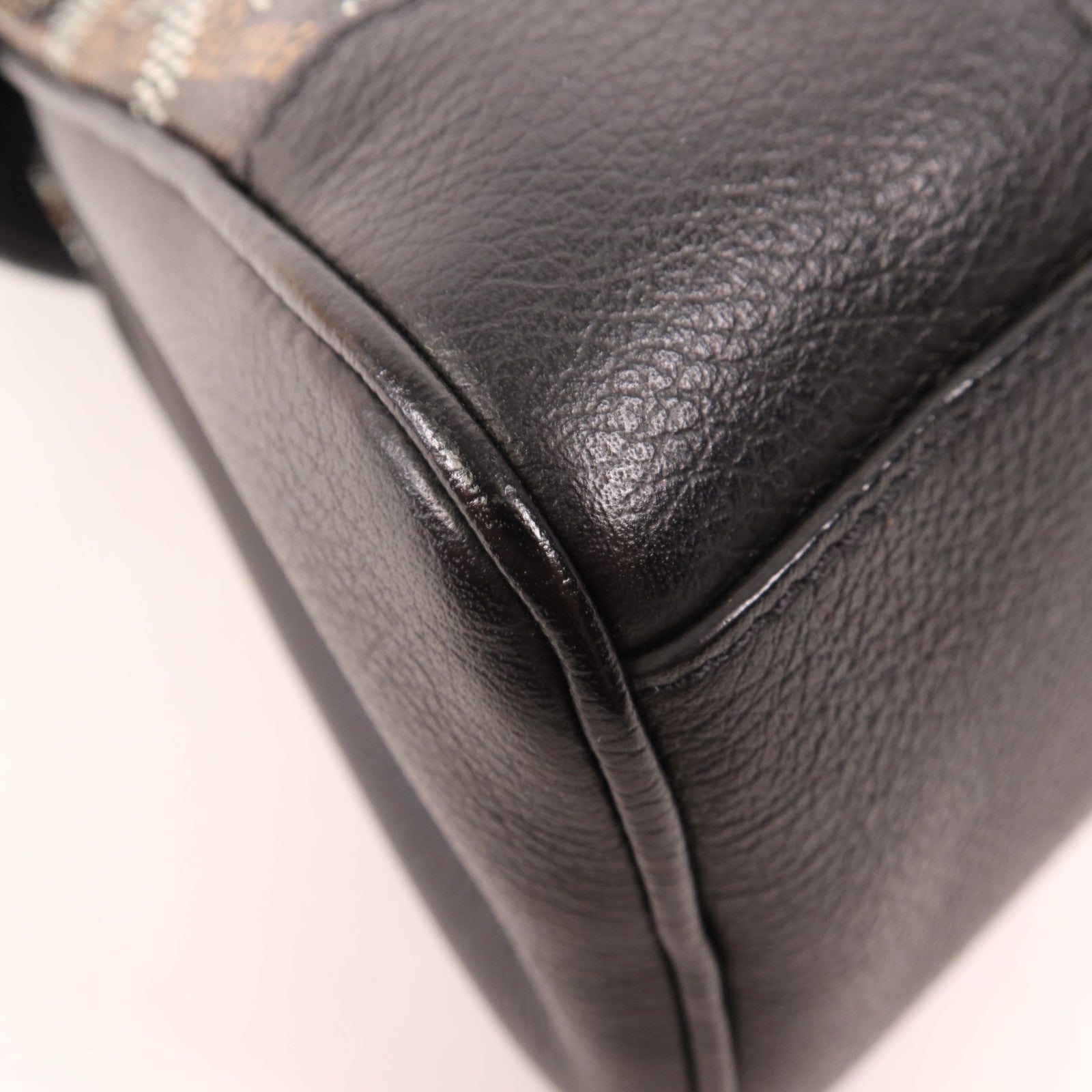 GOYARD 塗層帆布/牛皮皮革Saigon Mini銀扣手挽肩背兩用袋