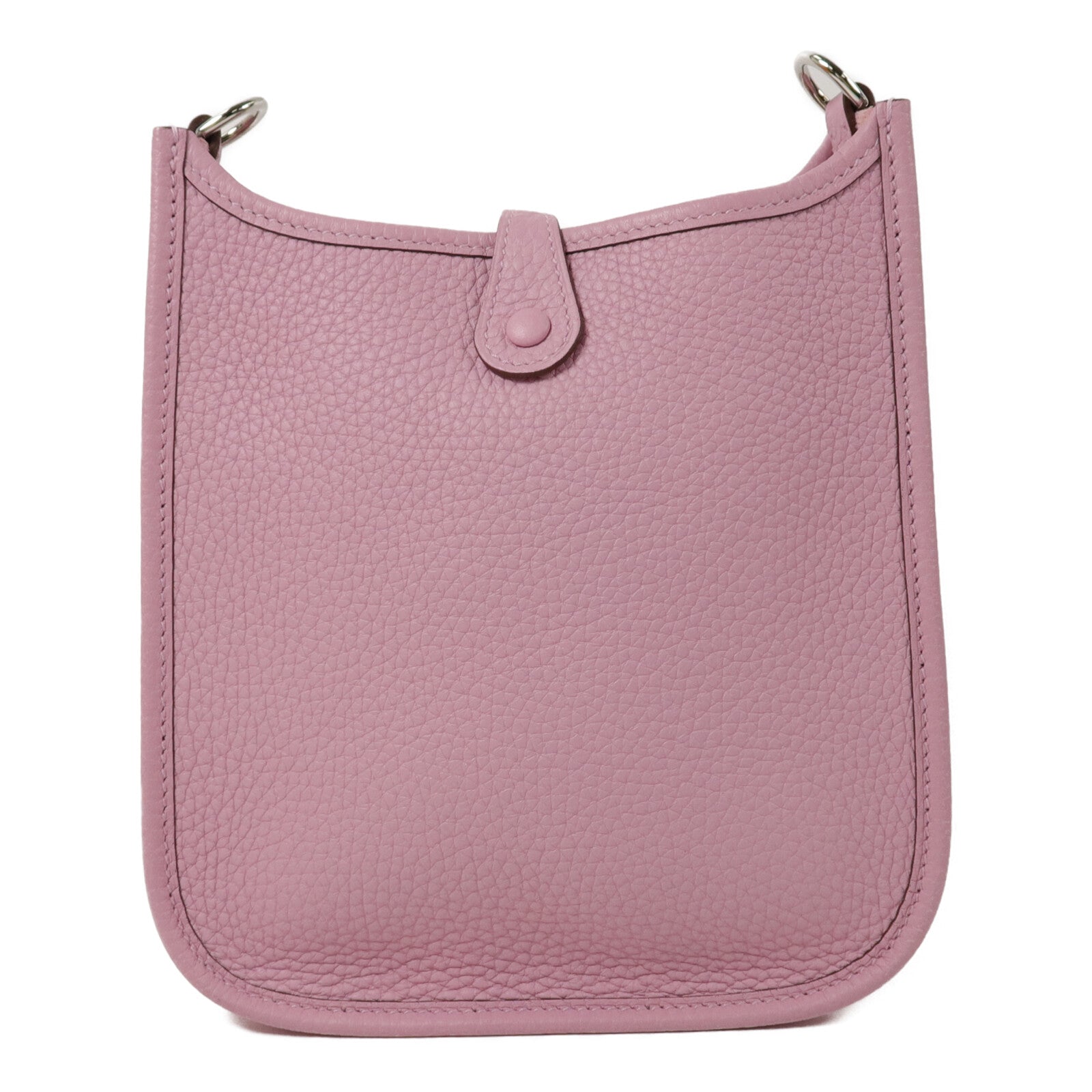 HERMES Clemence皮革Evelyne TPM肩背袋Mauve Sylvestre
