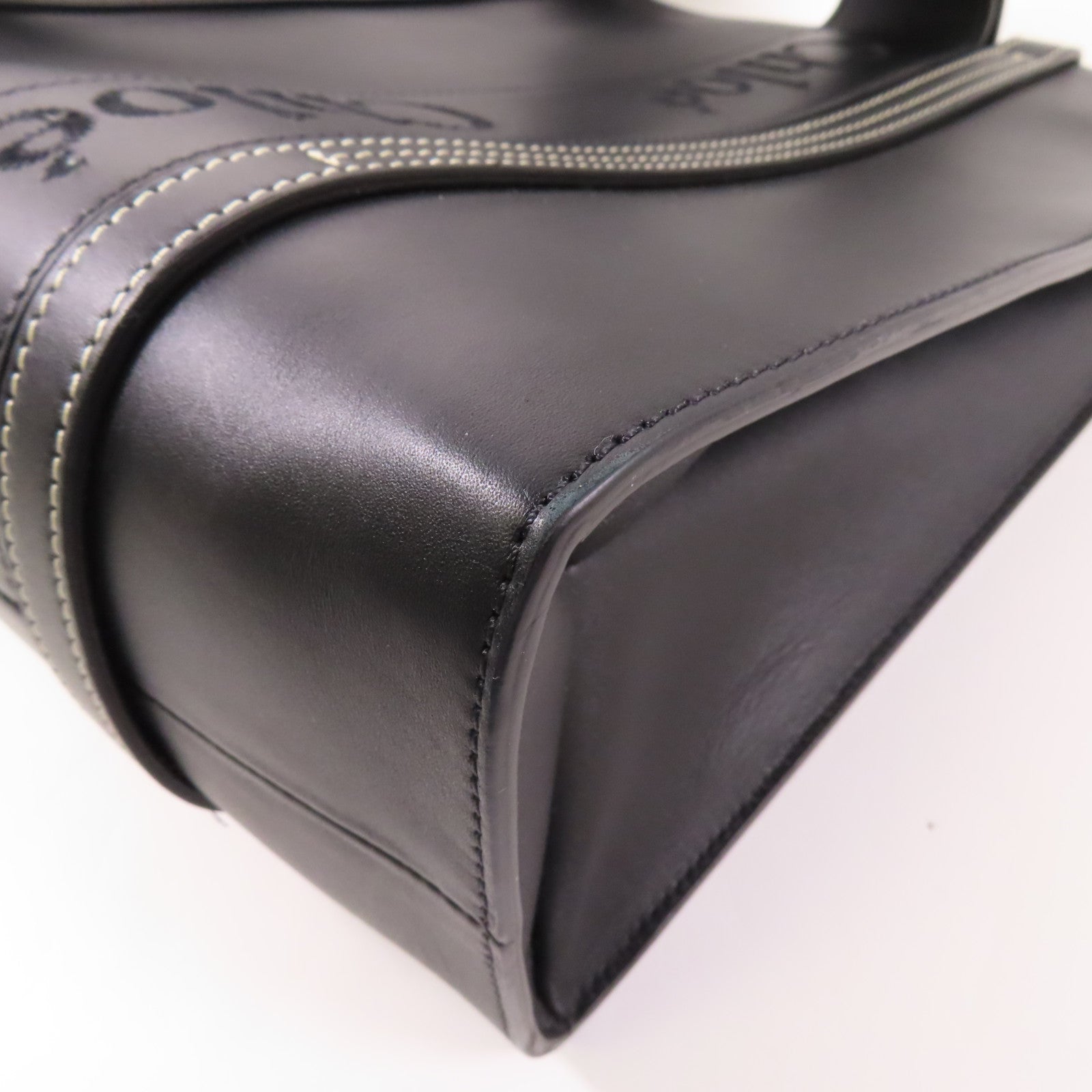 Chloe 牛皮皮革Medium Woody Tote肩背袋/手挽袋