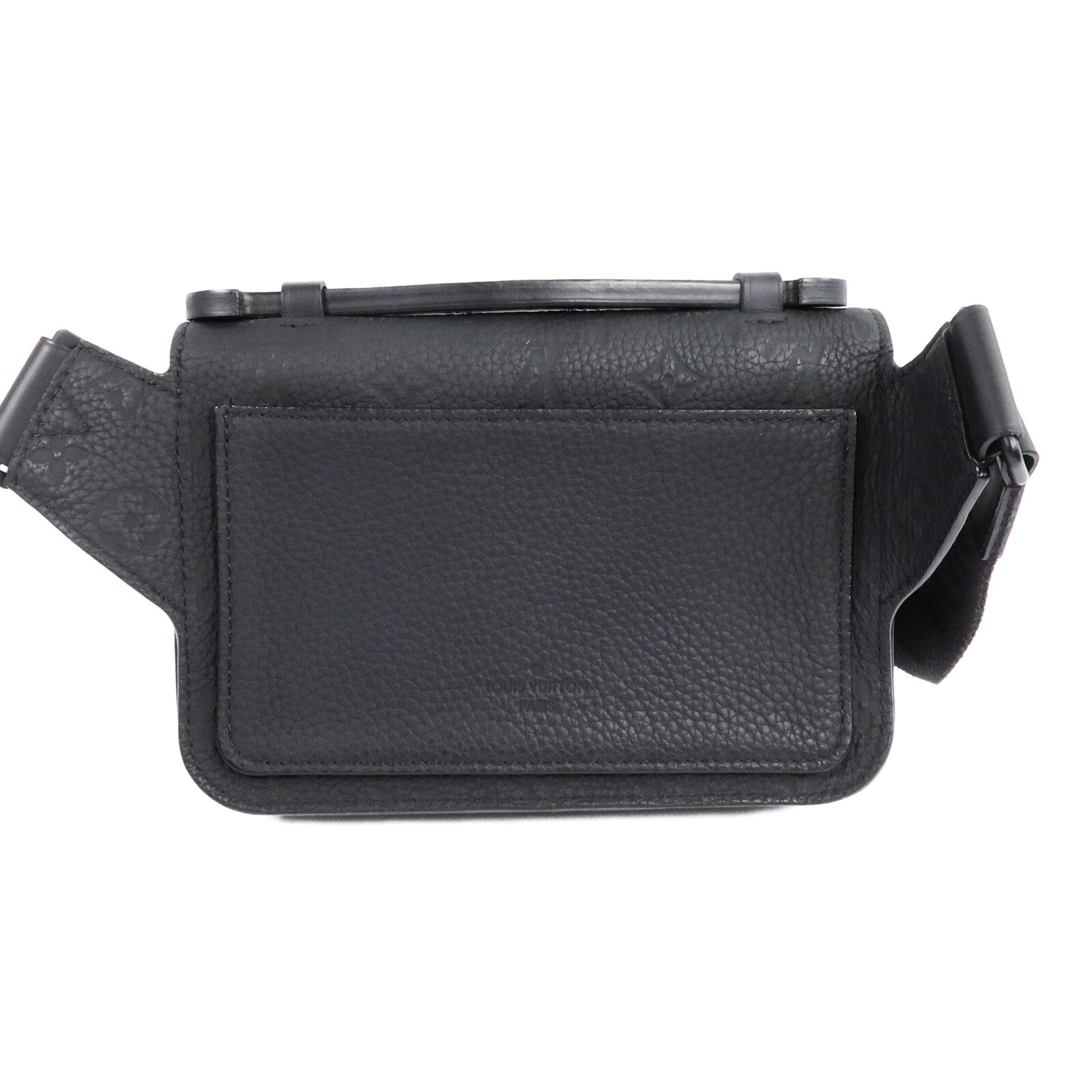 LOUIS VUITTON Taurillon Monogram S Lock Sling肩背袋