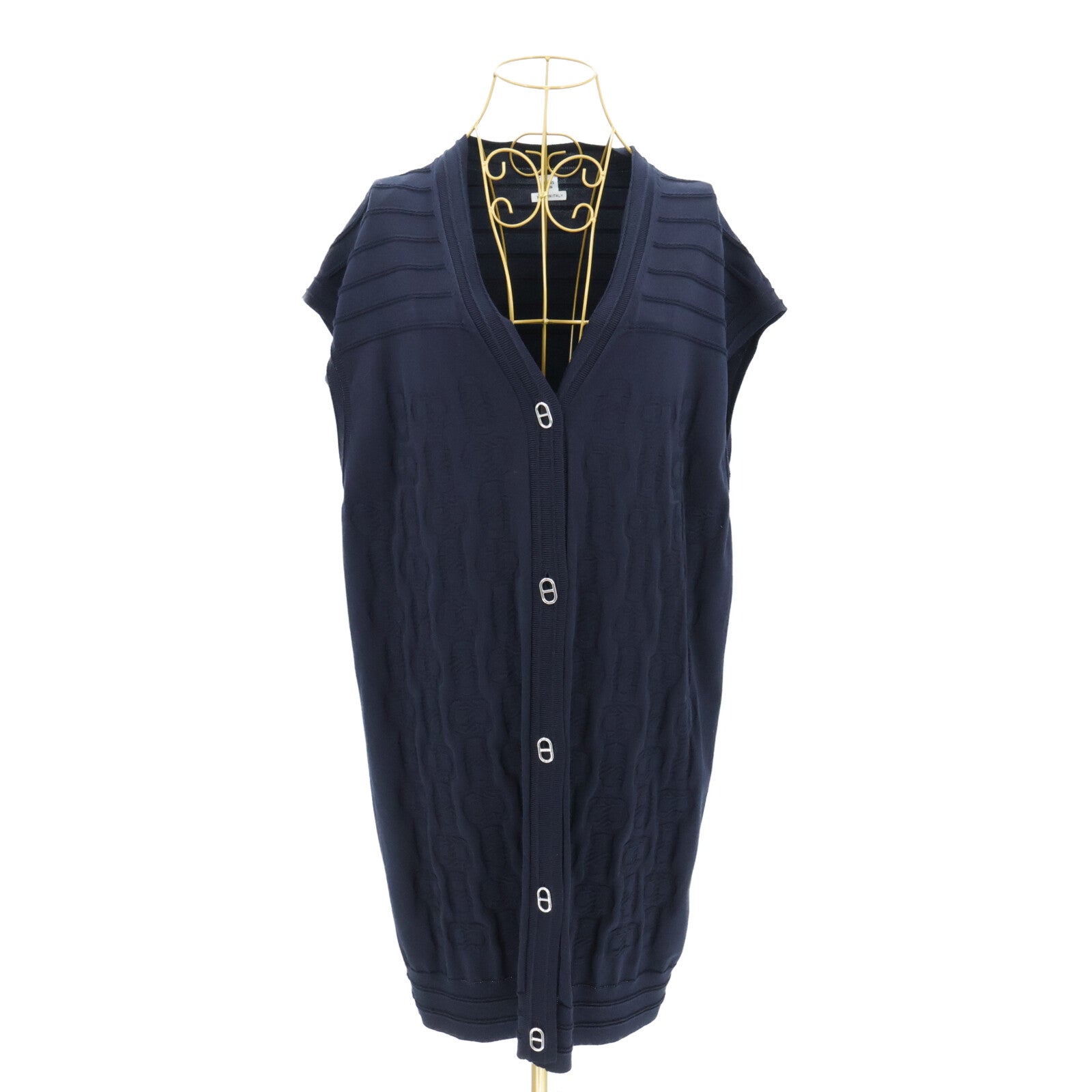 HERMES Long Vest針織
