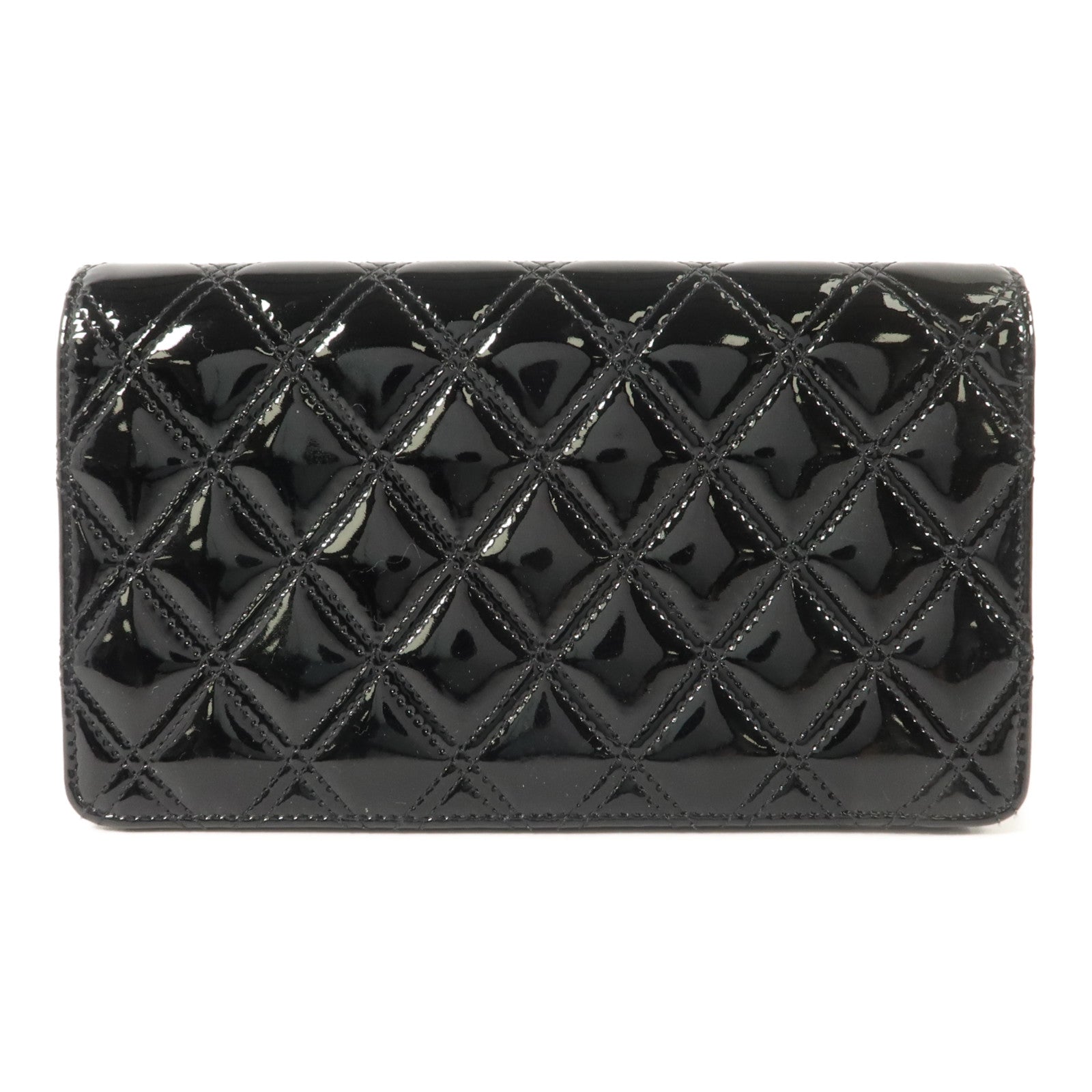 CHANEL 漆皮皮革Long Bifold Wallet長錢包