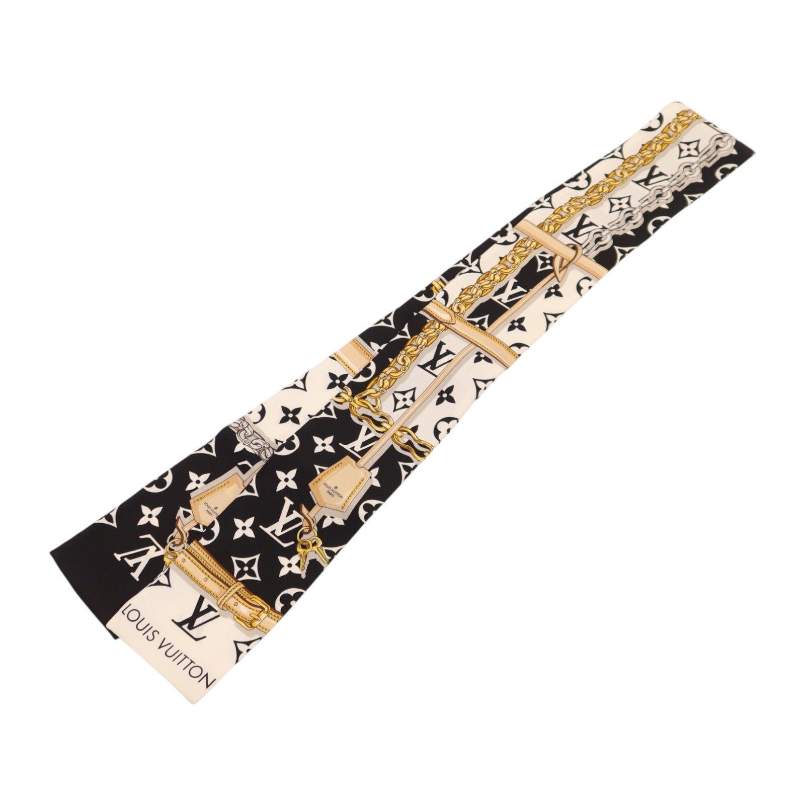 LOUIS VUITTON 絲質Monogram Confidential Bandeau絲巾