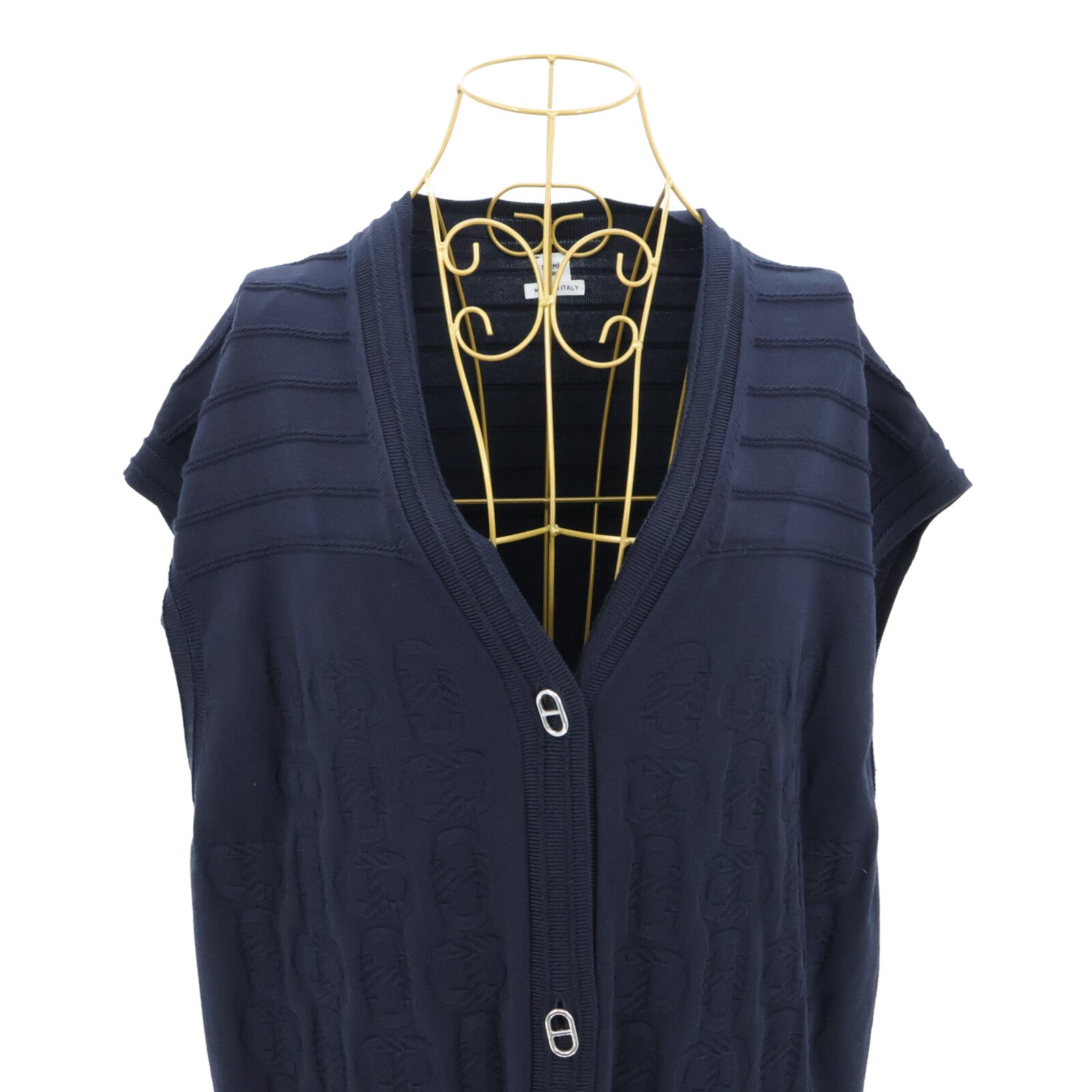 HERMES Long Vest針織