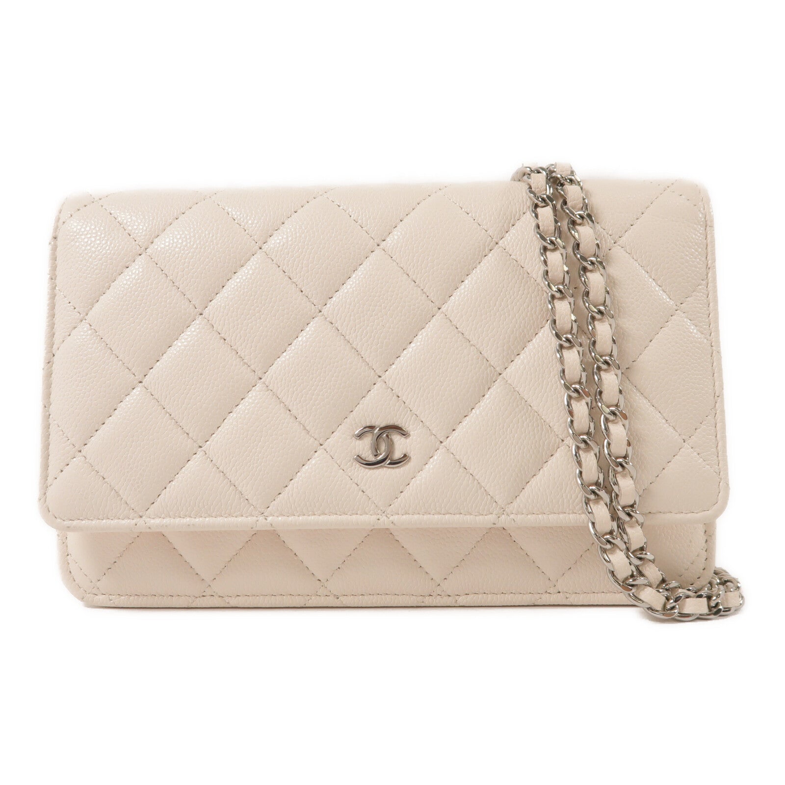 CHANEL 牛皮皮革Wallet On Chain鏈帶肩背袋