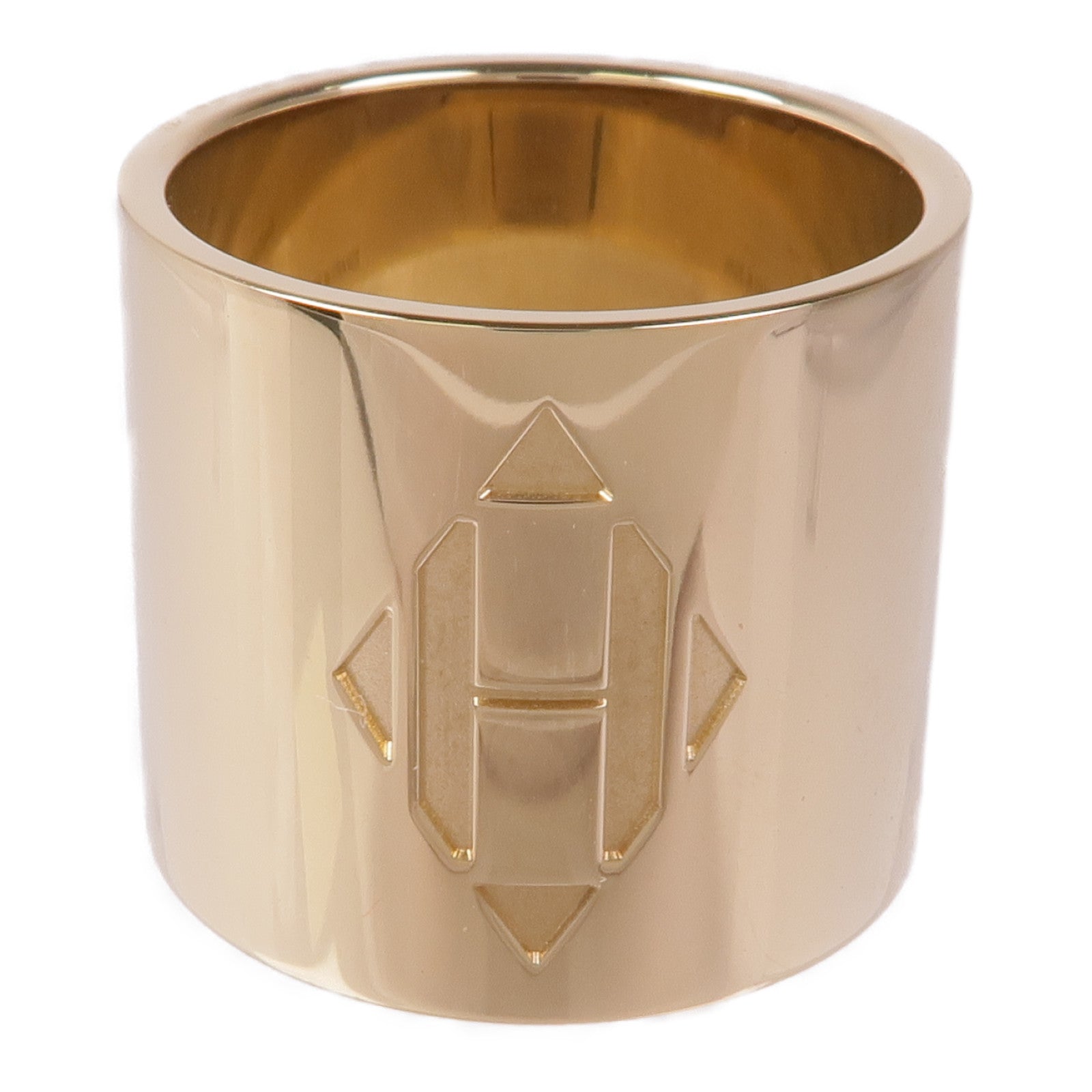 HERMES 金屬H Diamant Scarf Ring