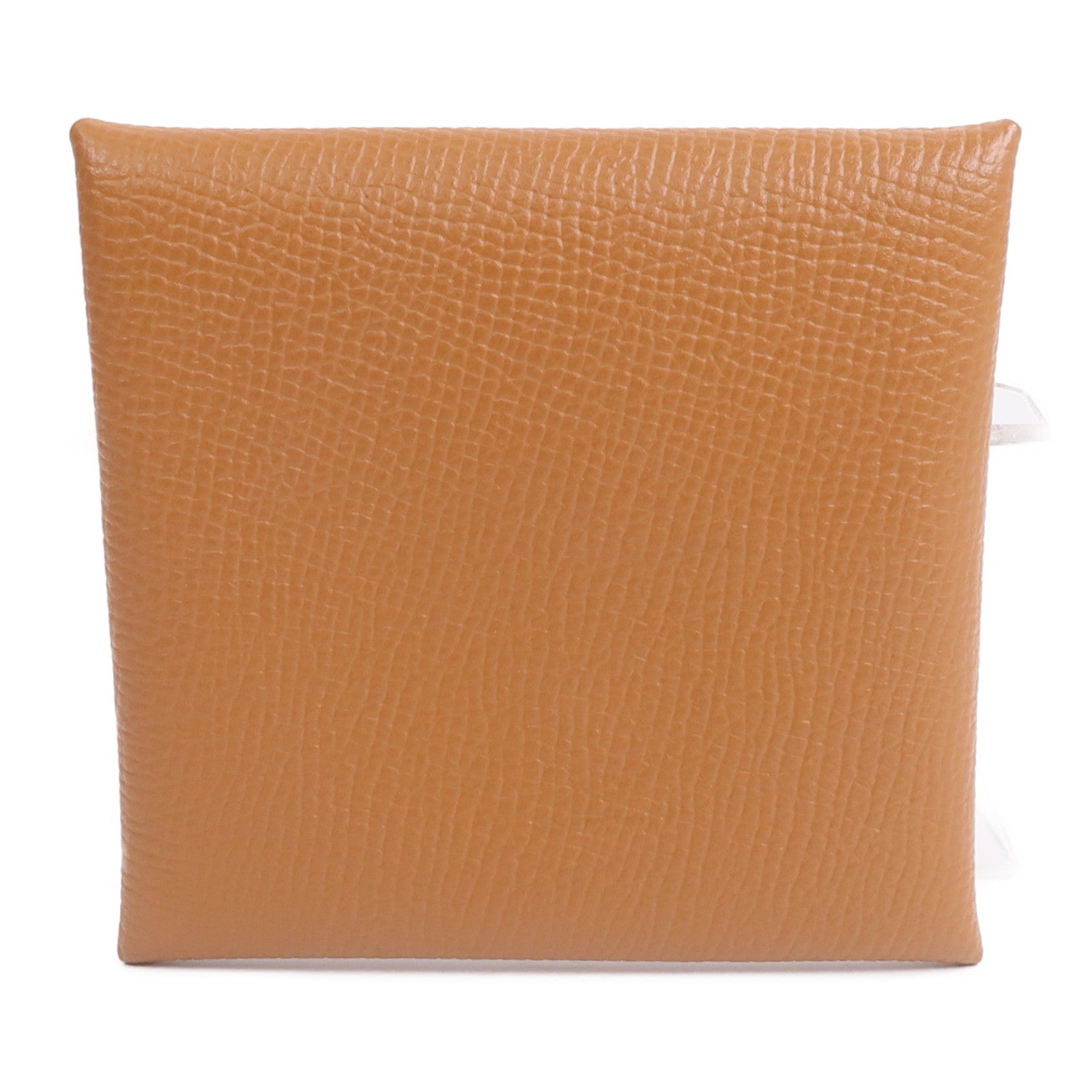 HERMES Epsom皮革Bastia零錢包Gold