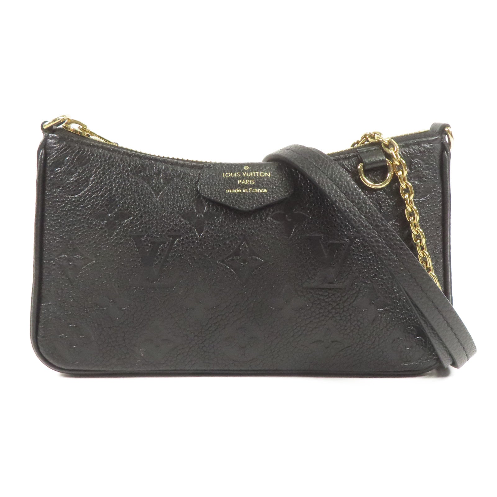 LOUIS VUITTON LV GHW Easy Pouch On Strap 2way Shoulder Bag M80349 Empreinte