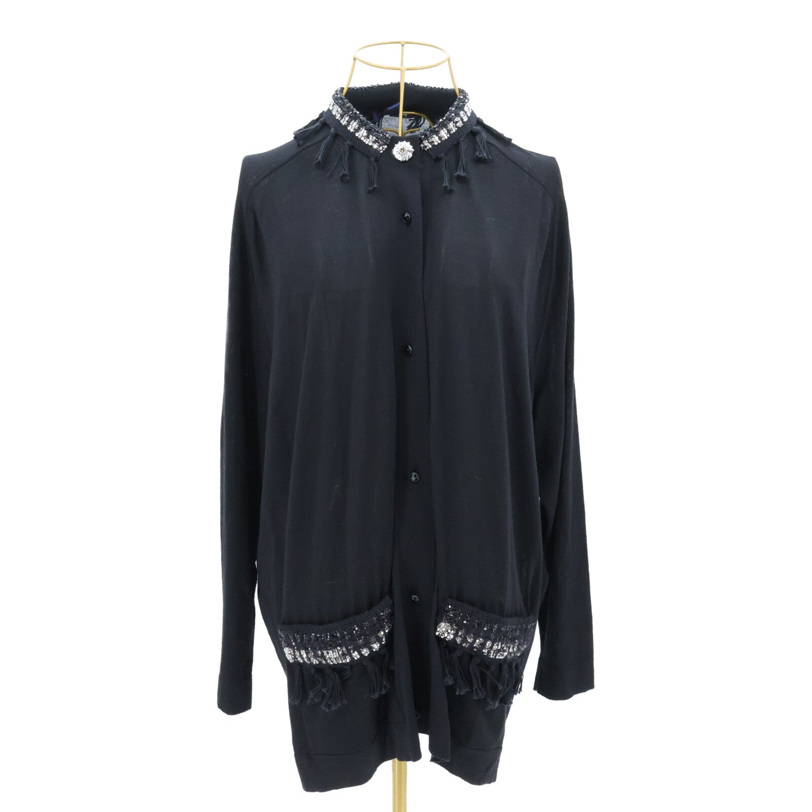 LOUIS VUITTON Wool Button Cardigan針織