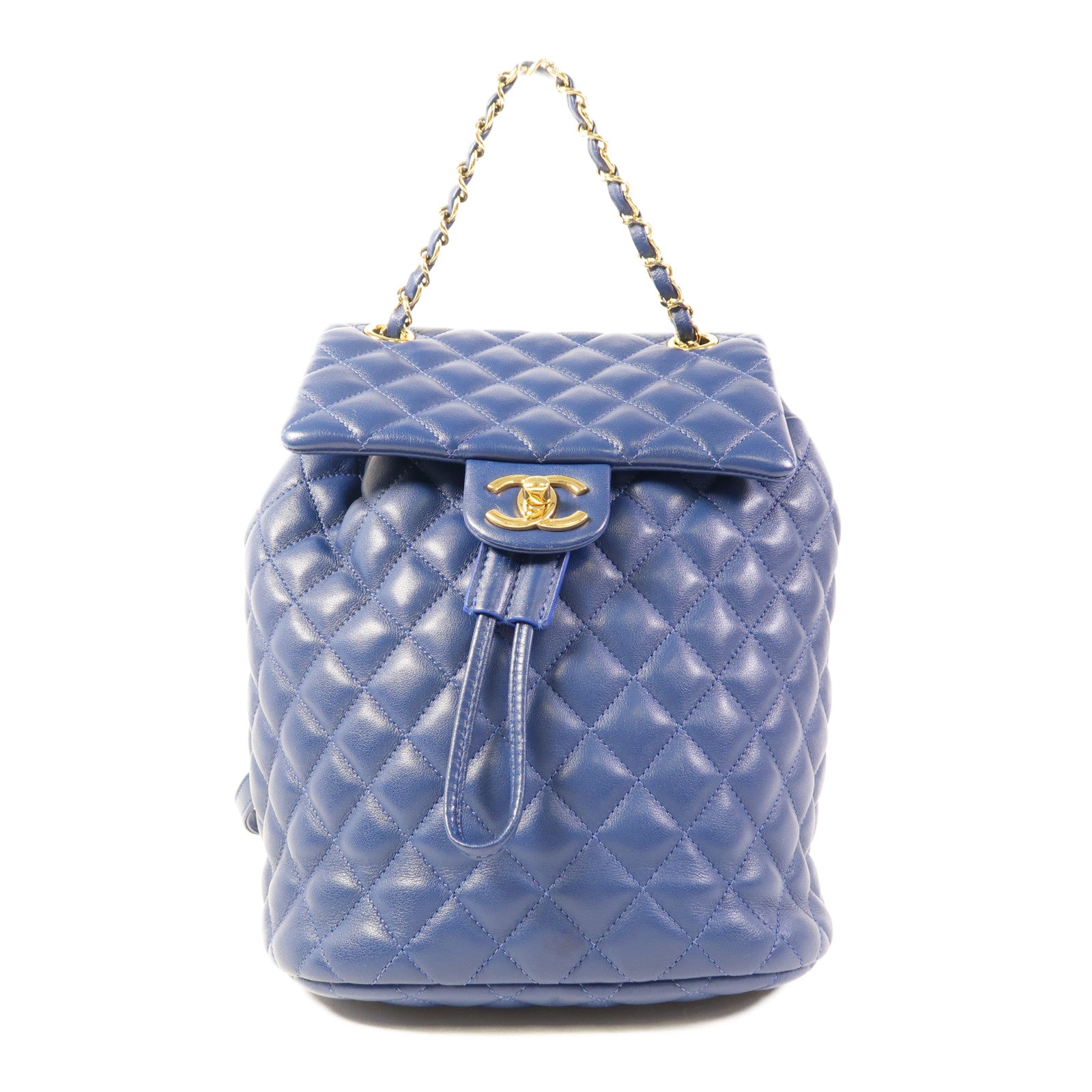CHANEL 【激減優惠】羊皮皮革Urban Spirit Backpack金扣背包