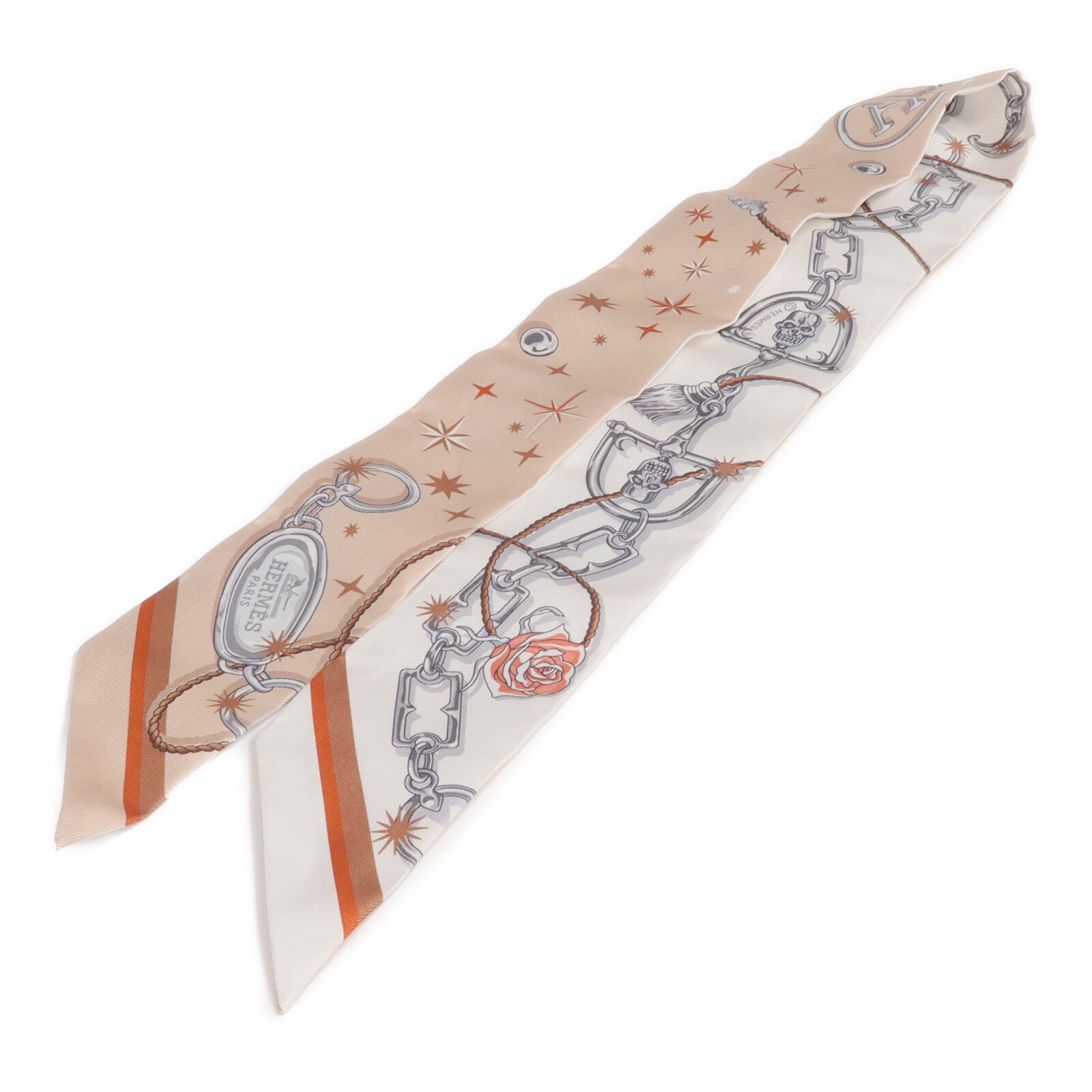 HERMES 絲質Twilly絲巾