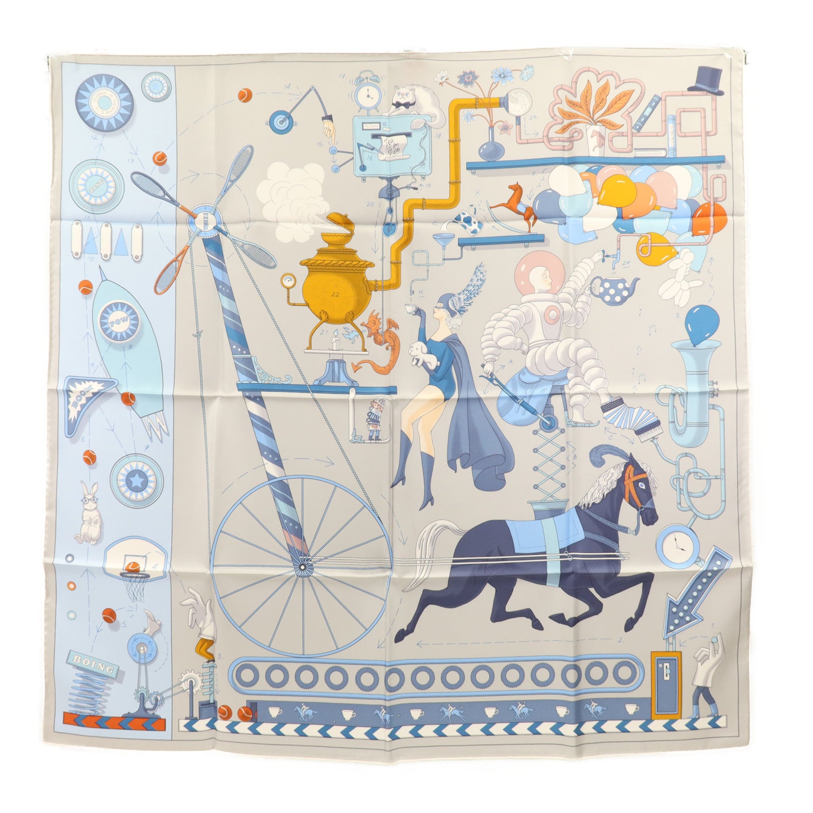 HERMES 絲質Scarf絲巾