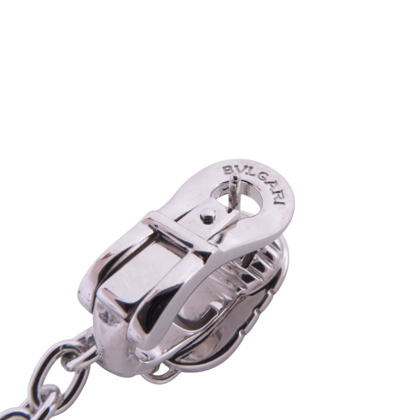 BVLGARI 18K白金Parentesi Pop Diamond Earrings鑽石耳環