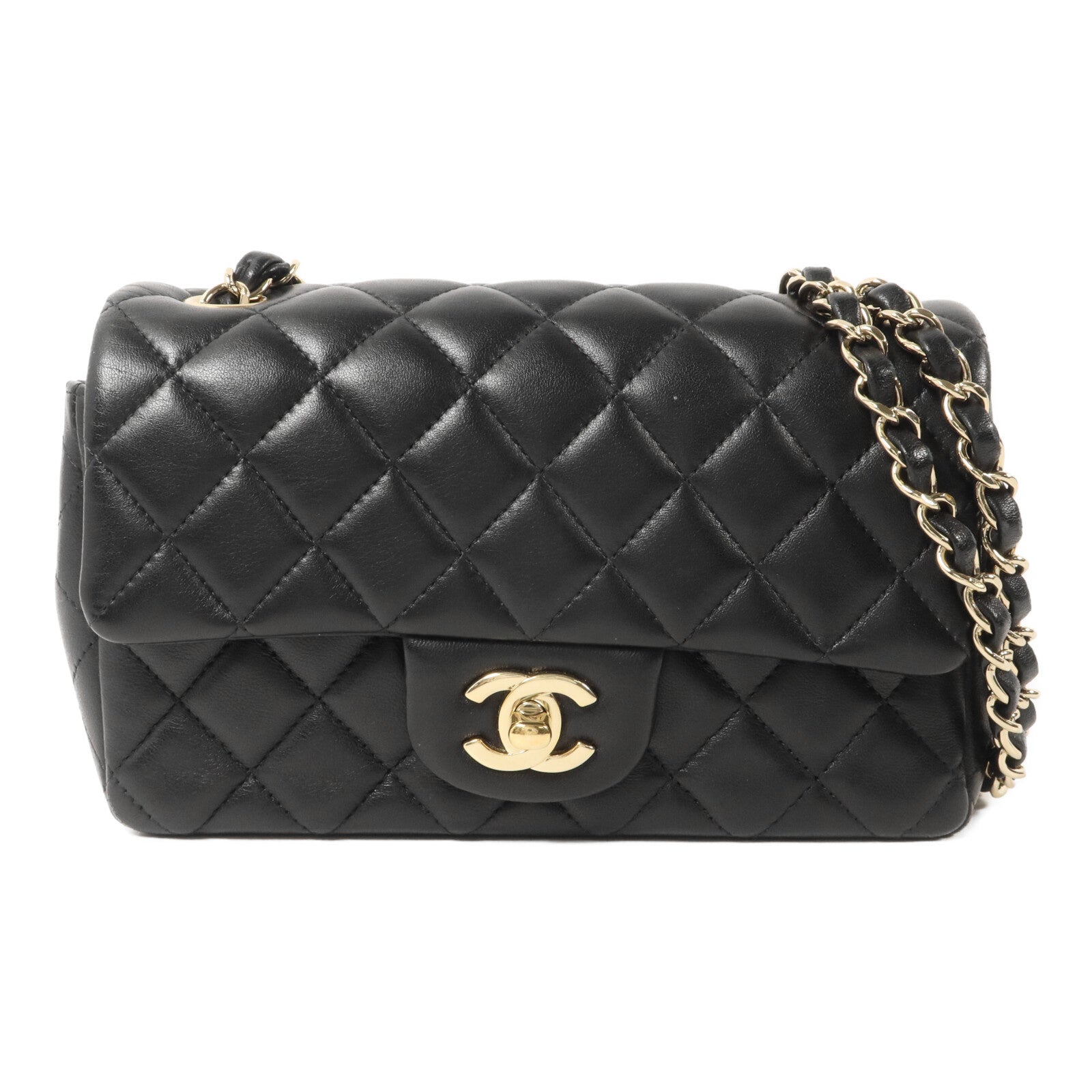 CHANEL 羊皮皮革Classic 20鏈帶肩背袋
