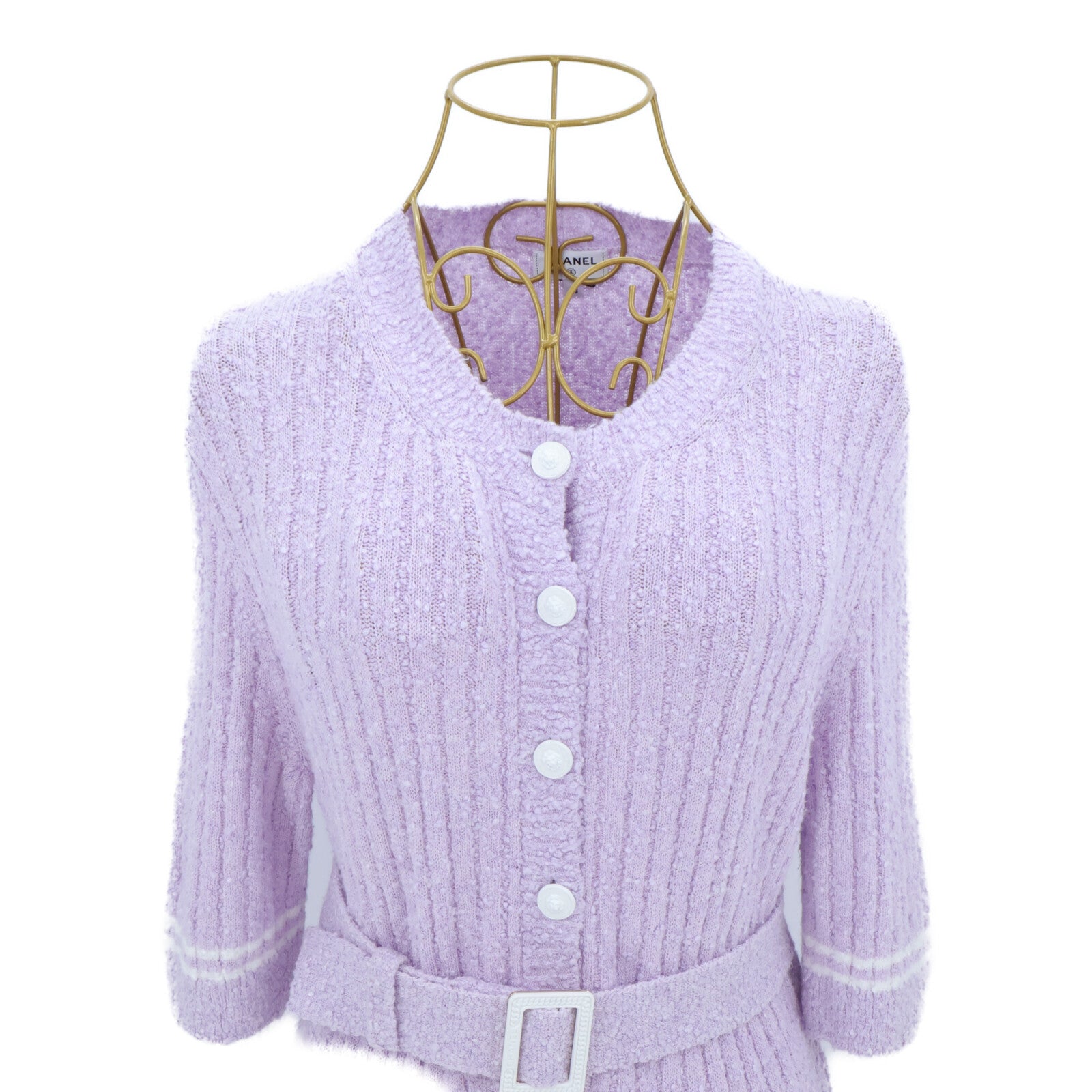 CHANEL Cashmere/Silk Belted One-Piece連身裙