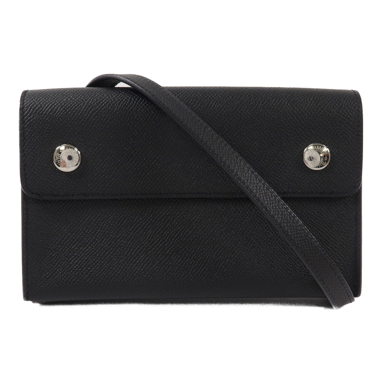 HERMES Epsom皮革Snap Wallet肩背袋