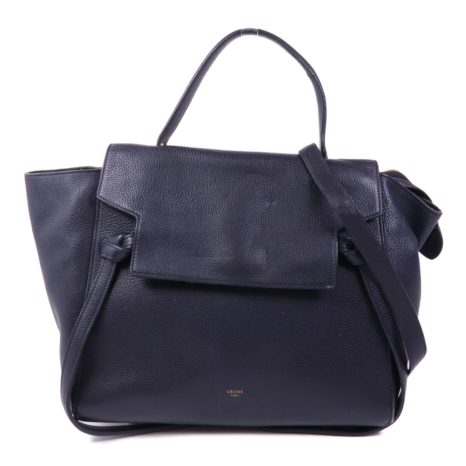 CELINE 牛皮皮革2 way Shoulder Bag金扣手挽肩背兩用袋