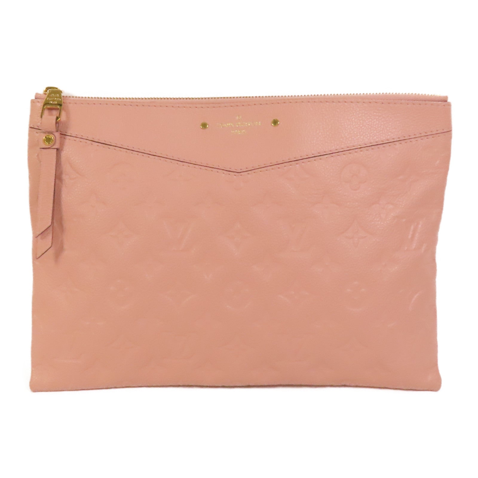 LOUIS VUITTON Monogram Empreinte Daily Pouch金扣手拿包