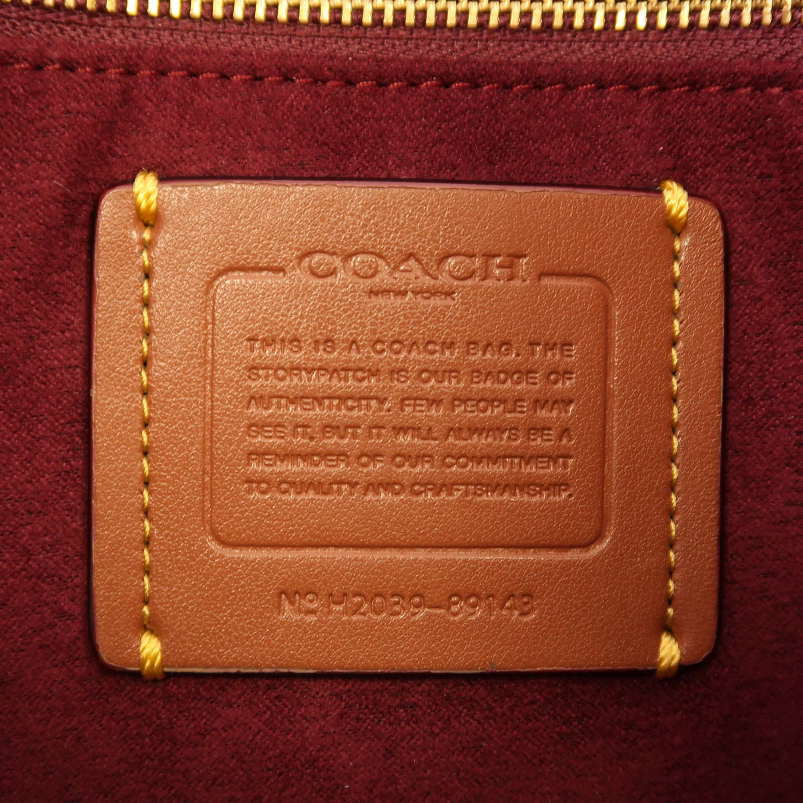 COACH 塗層帆布/皮革2 Way Shoulder金扣手挽肩背兩用袋