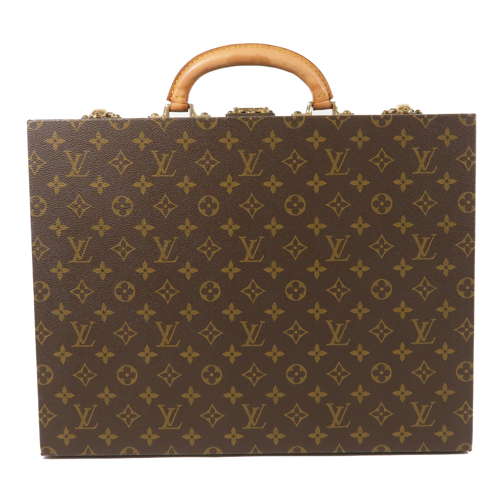 LOUIS VUITTON Monogram Valise President Briefcase金扣公事包