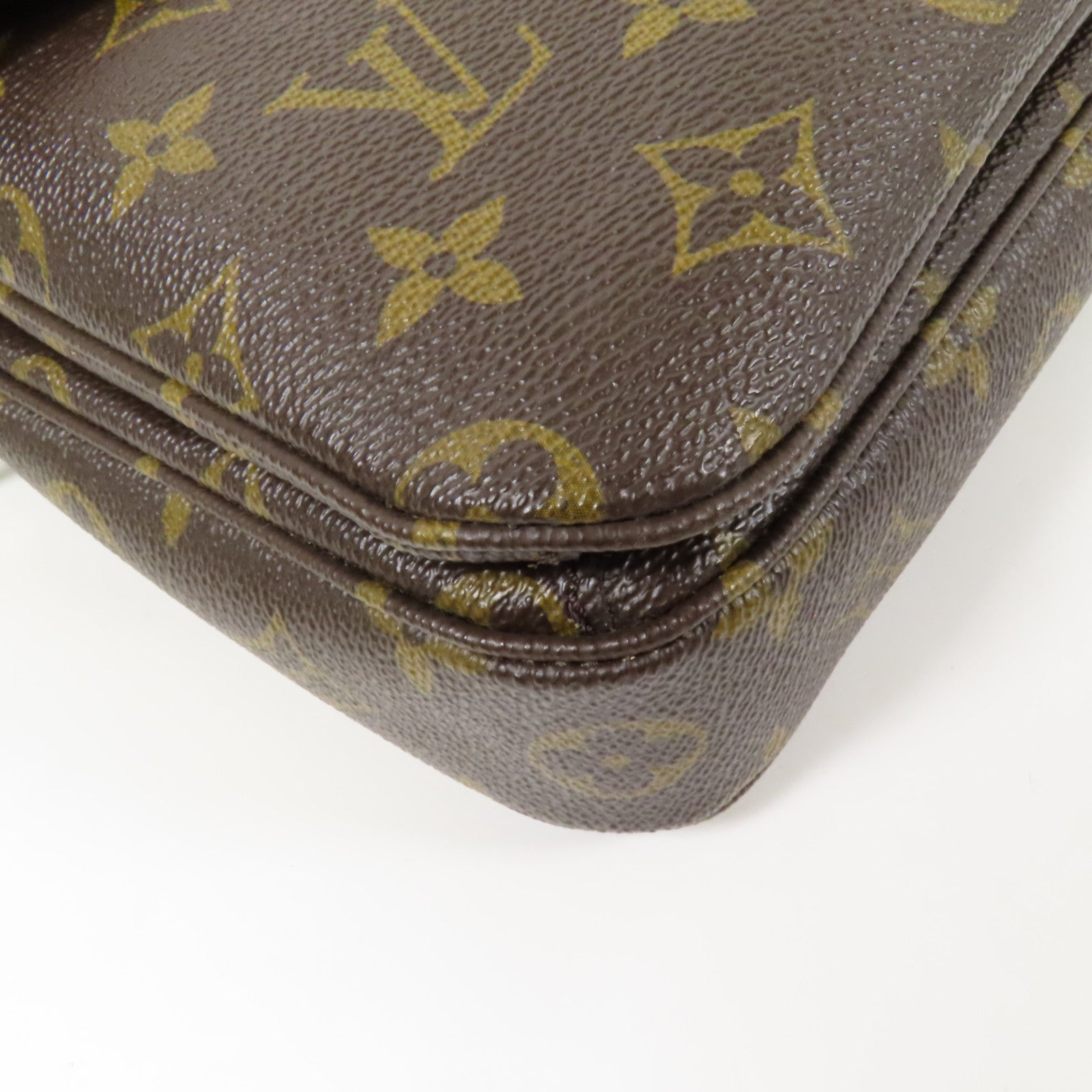 LOUIS VUITTON Monogram Pochette Metis MM金扣手挽肩背兩用袋