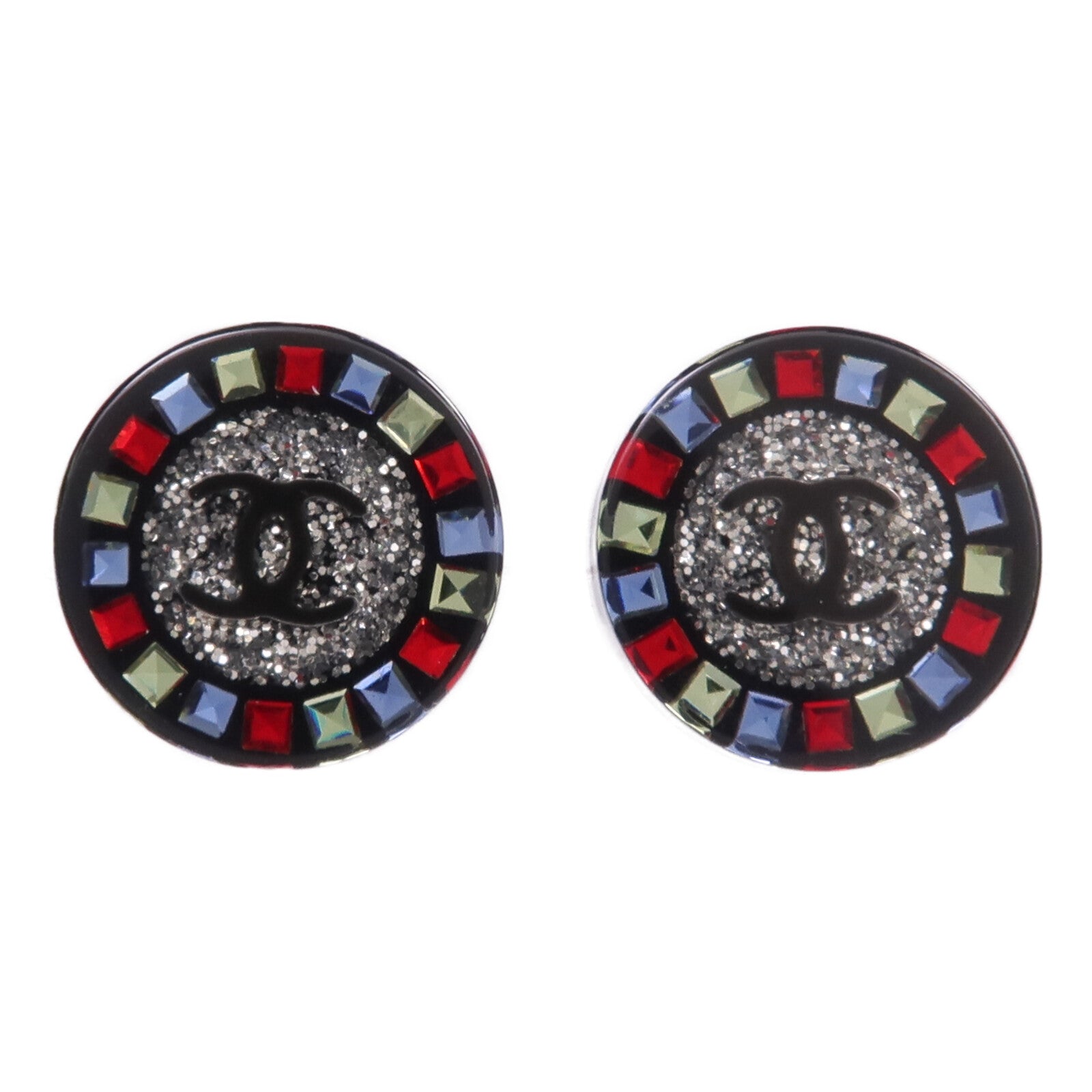 CHANEL PVC/金屬Earrings耳環