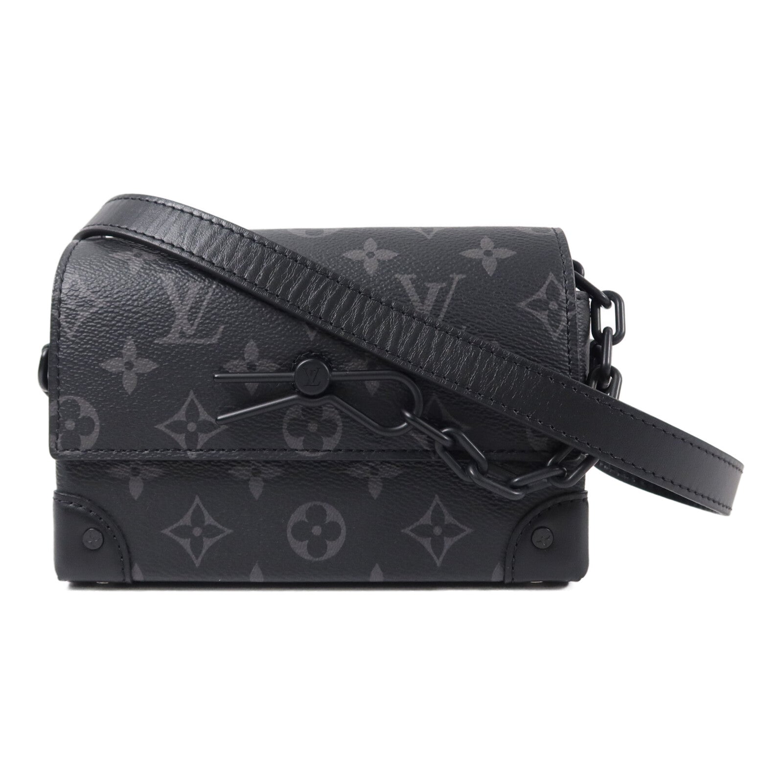 LOUIS VUITTON Monogram Eclipse Steamer Wearable Wallet肩背袋