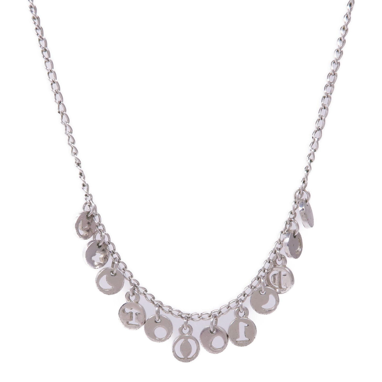 Dior Necklace Metal Silver