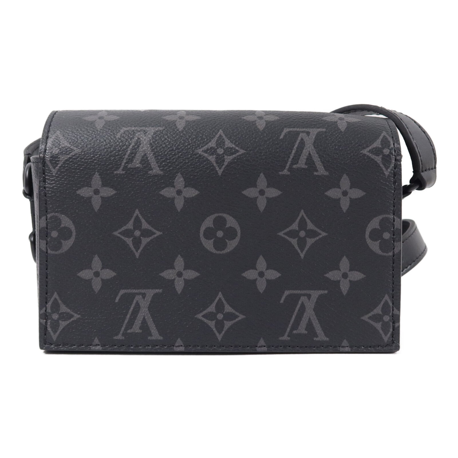 LOUIS VUITTON Monogram Eclipse Steamer Wearable Wallet肩背袋