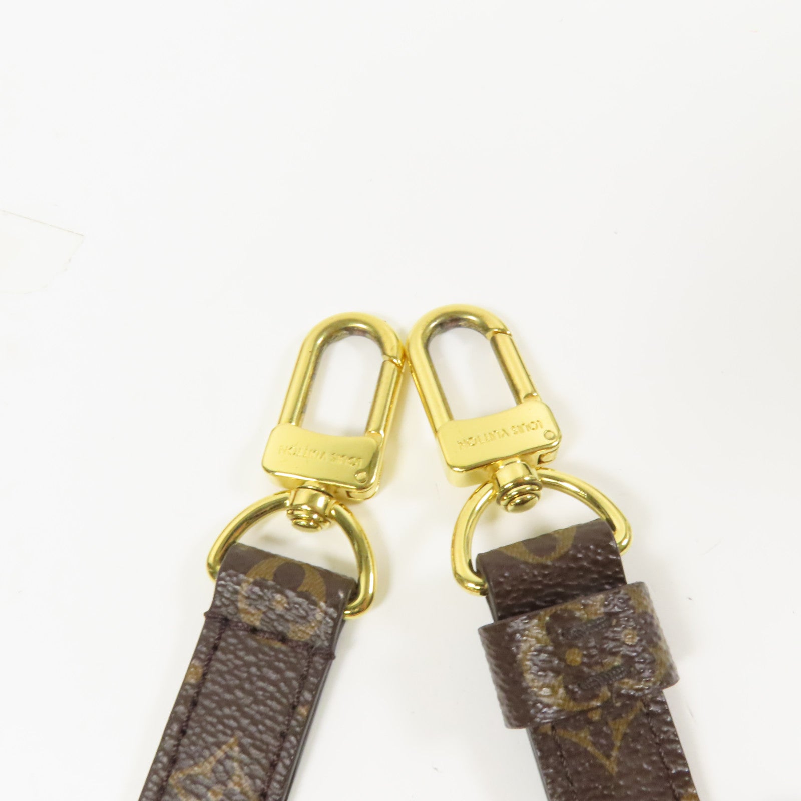 LOUIS VUITTON Monogram Sac Plat BB金扣手挽肩背兩用袋