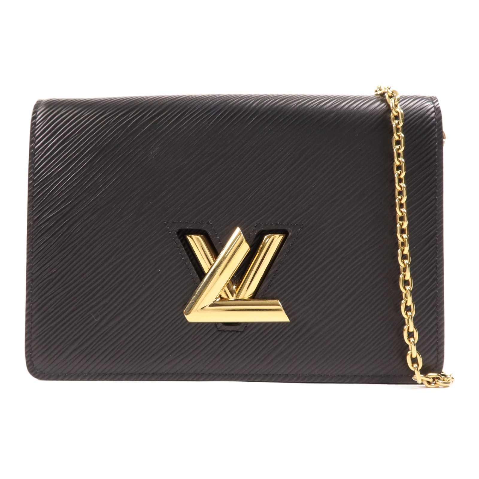 LOUIS VUITTON Epi Twist Shoulder Bag金扣鏈帶肩背袋