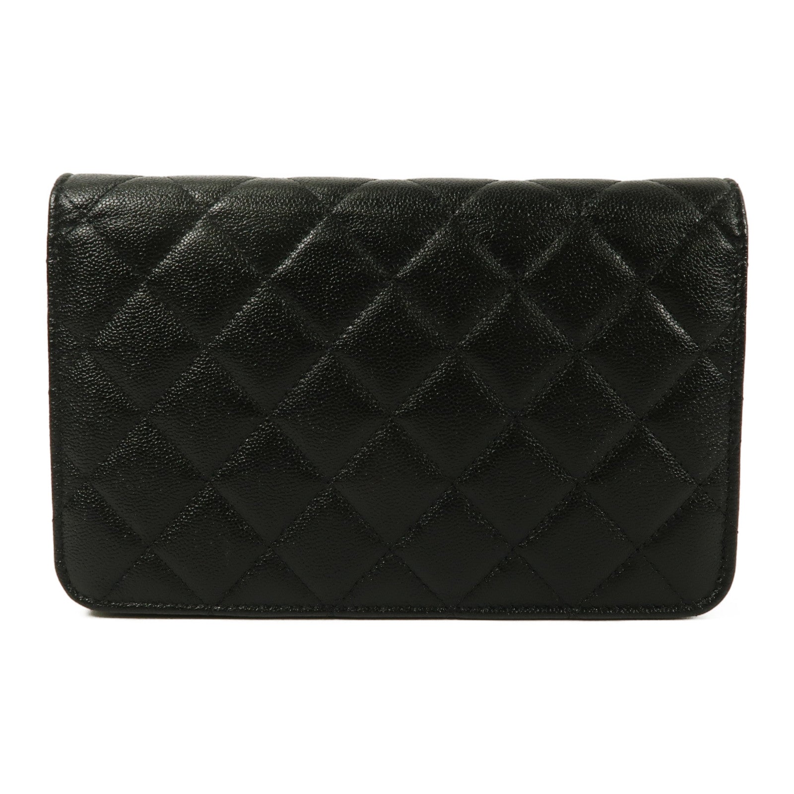 CHANEL 牛皮皮革WOC Wallet On Chain鏈帶肩背袋