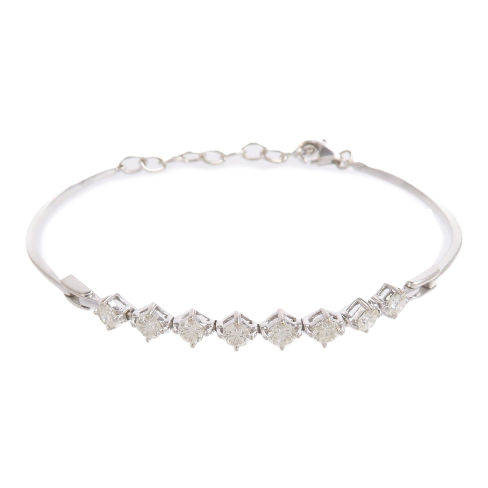 JEWELRY 18K白金Diamond Bracelet鑽石手鏈