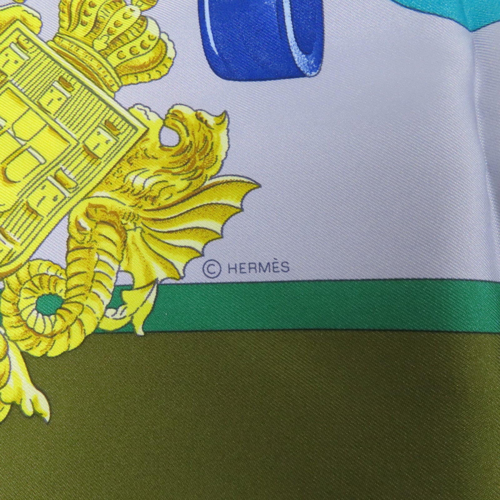 HERMES 絲質Scarf 90X90絲巾