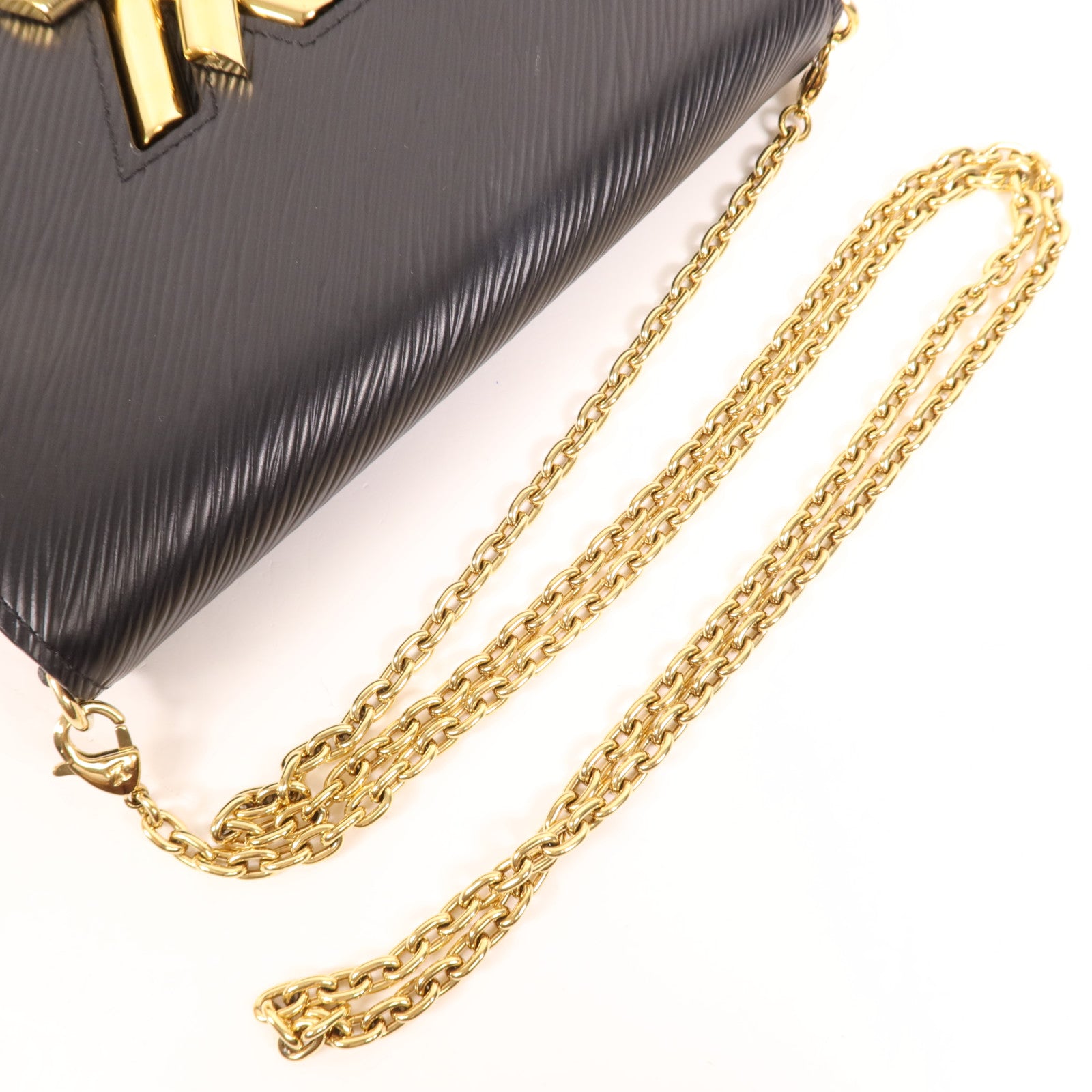 LOUIS VUITTON Epi Twist Shoulder Bag金扣鏈帶肩背袋
