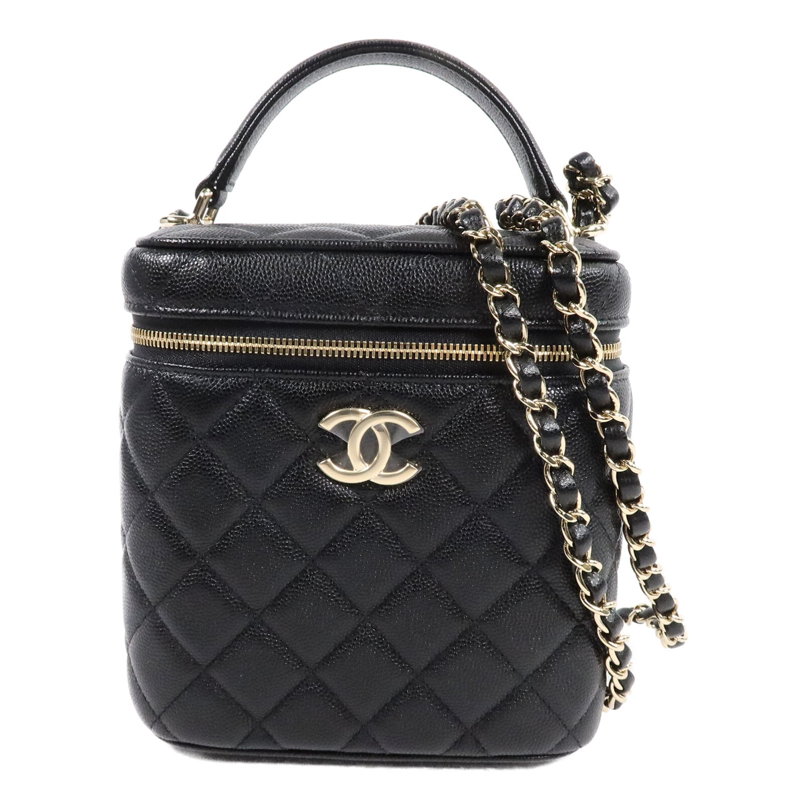CHANEL 牛皮皮革Vanity Case