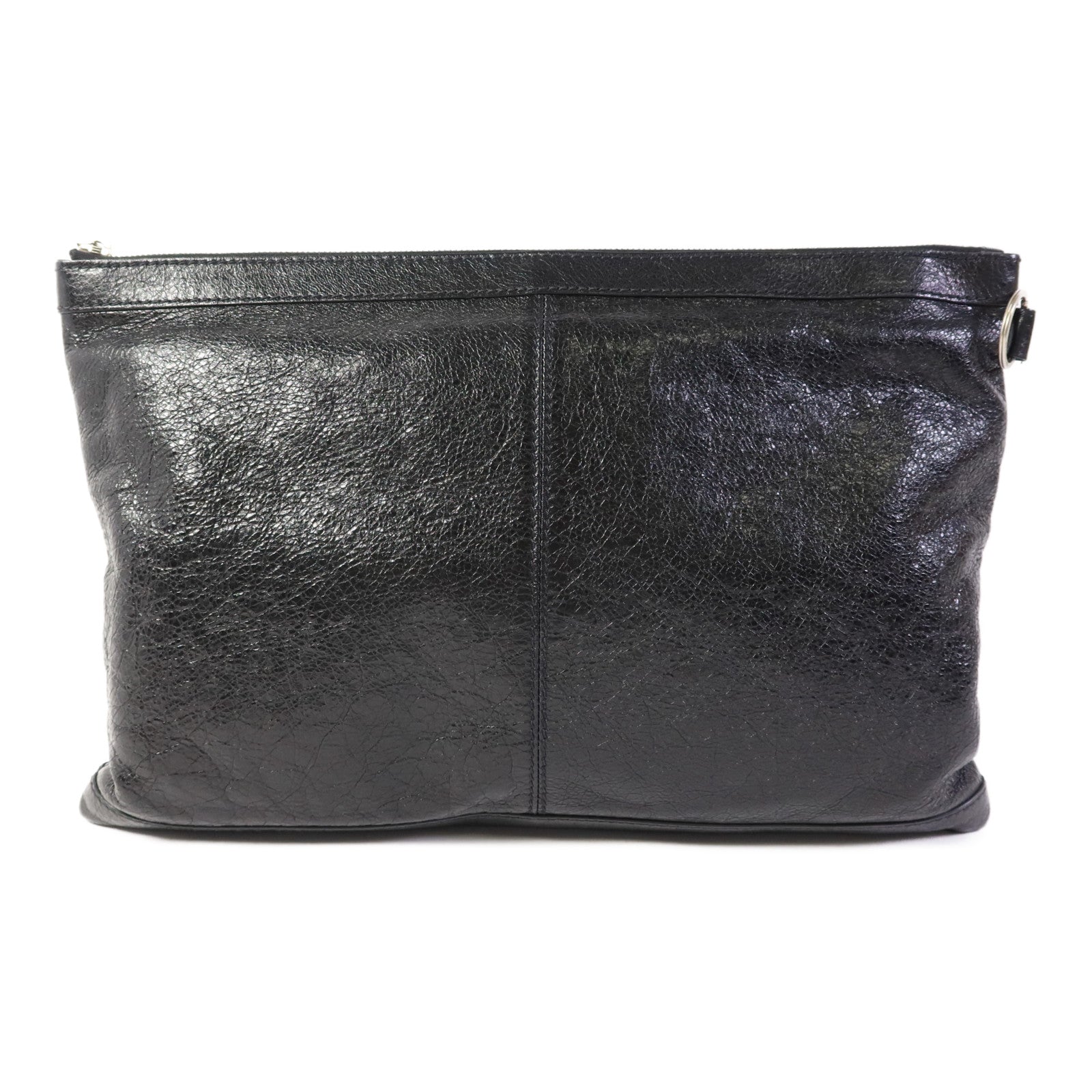 BALENCIAGA 牛皮皮革Classic City Large Pouch銀扣手拿包