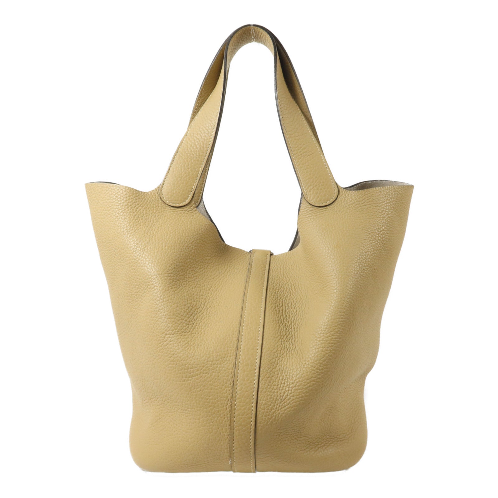 HERMES Clemence皮革Picotin GM手挽袋Trench