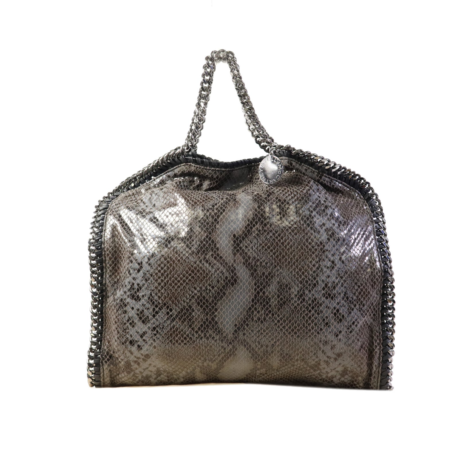 SELECTION 聚酯纖維Stella Mccartney銀扣鏈帶手挽肩背兩用袋