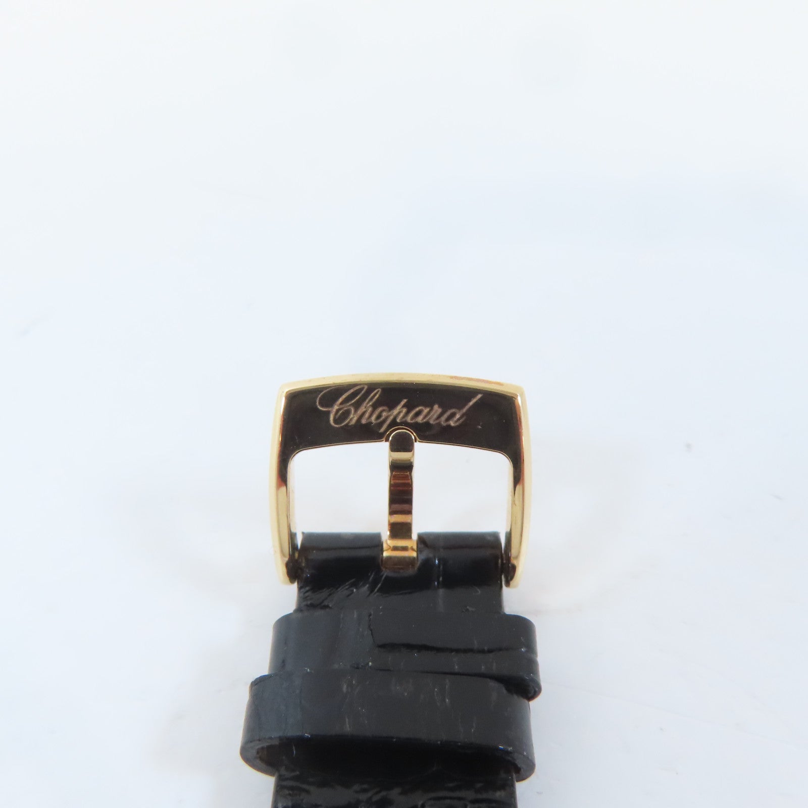 Chopard Happy Sport 18K玫瑰金/皮革帶手錶自動機芯白色