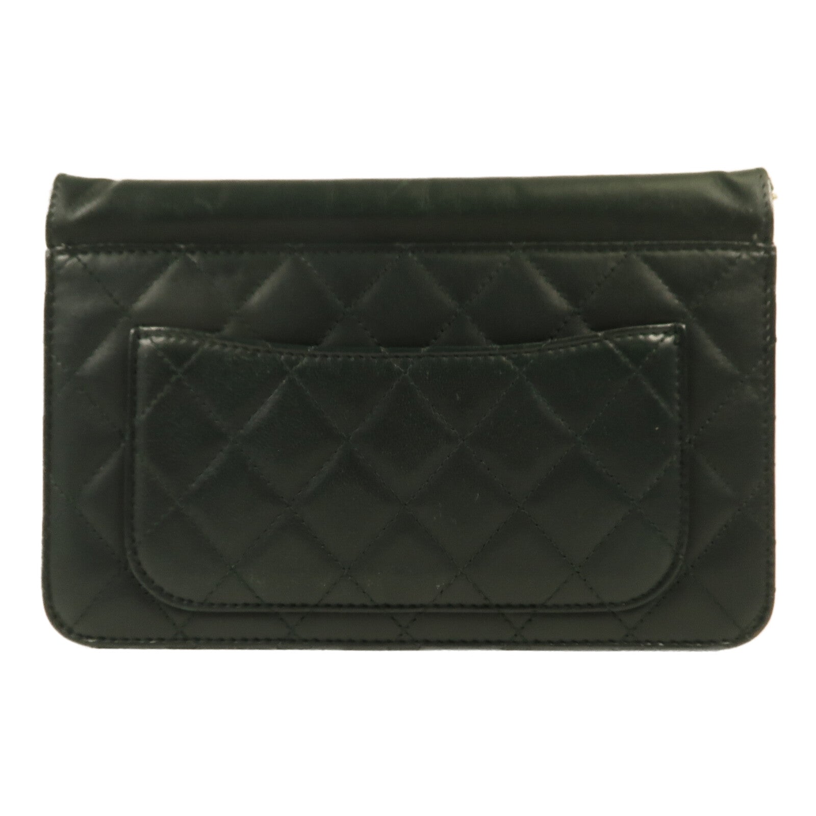 CHANEL 牛皮皮革Chain Shoulder Bag金扣鏈帶肩背袋