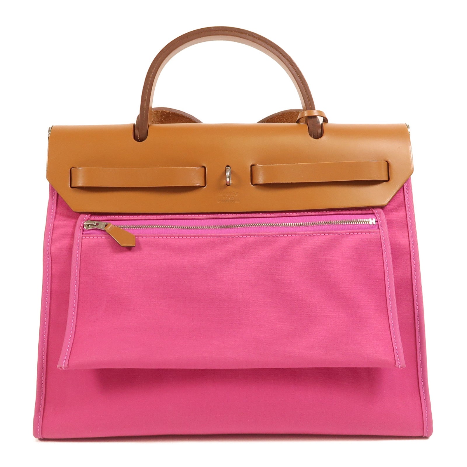 HERMES 帆布Herbag PM手挽肩背兩用袋