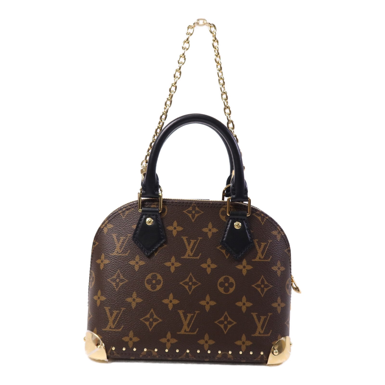 LOUIS VUITTON Monogram Alma BB金扣手挽肩背兩用袋