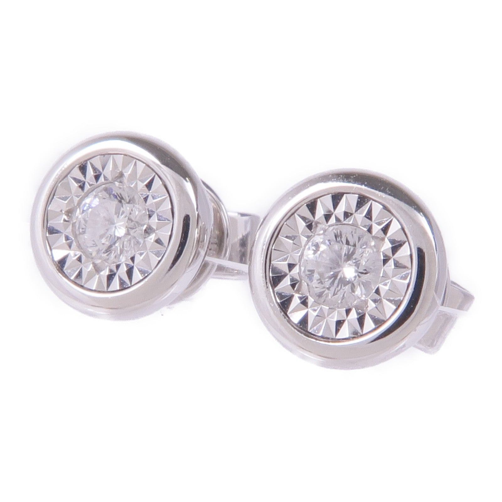 JEWELRY 【激減優惠】18K白金Diamond Earrings鑽石耳環